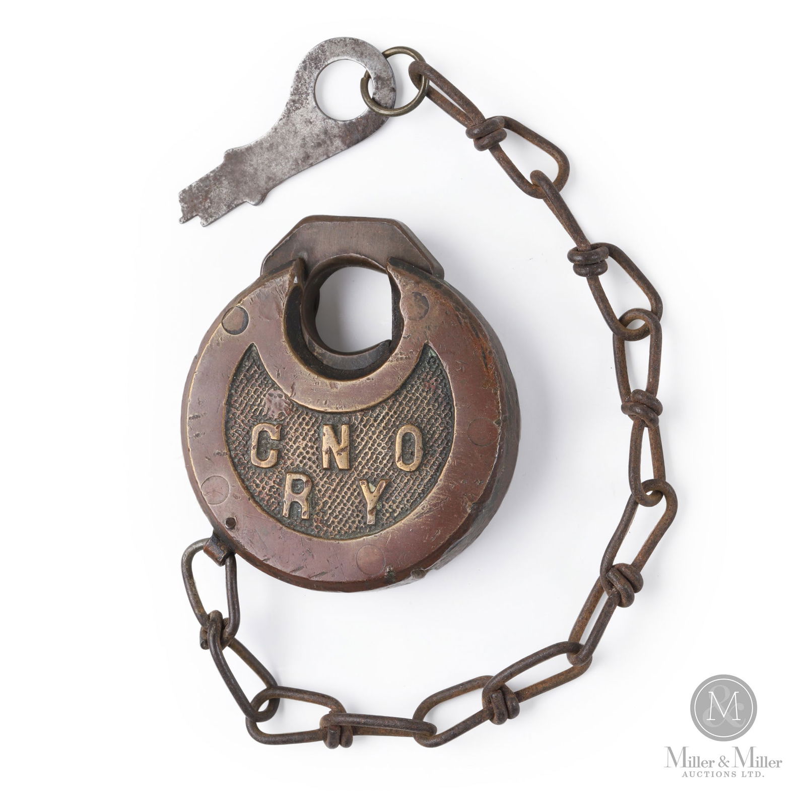 Canadian Northern Ontario Railway Switch Lock (1 of 5)