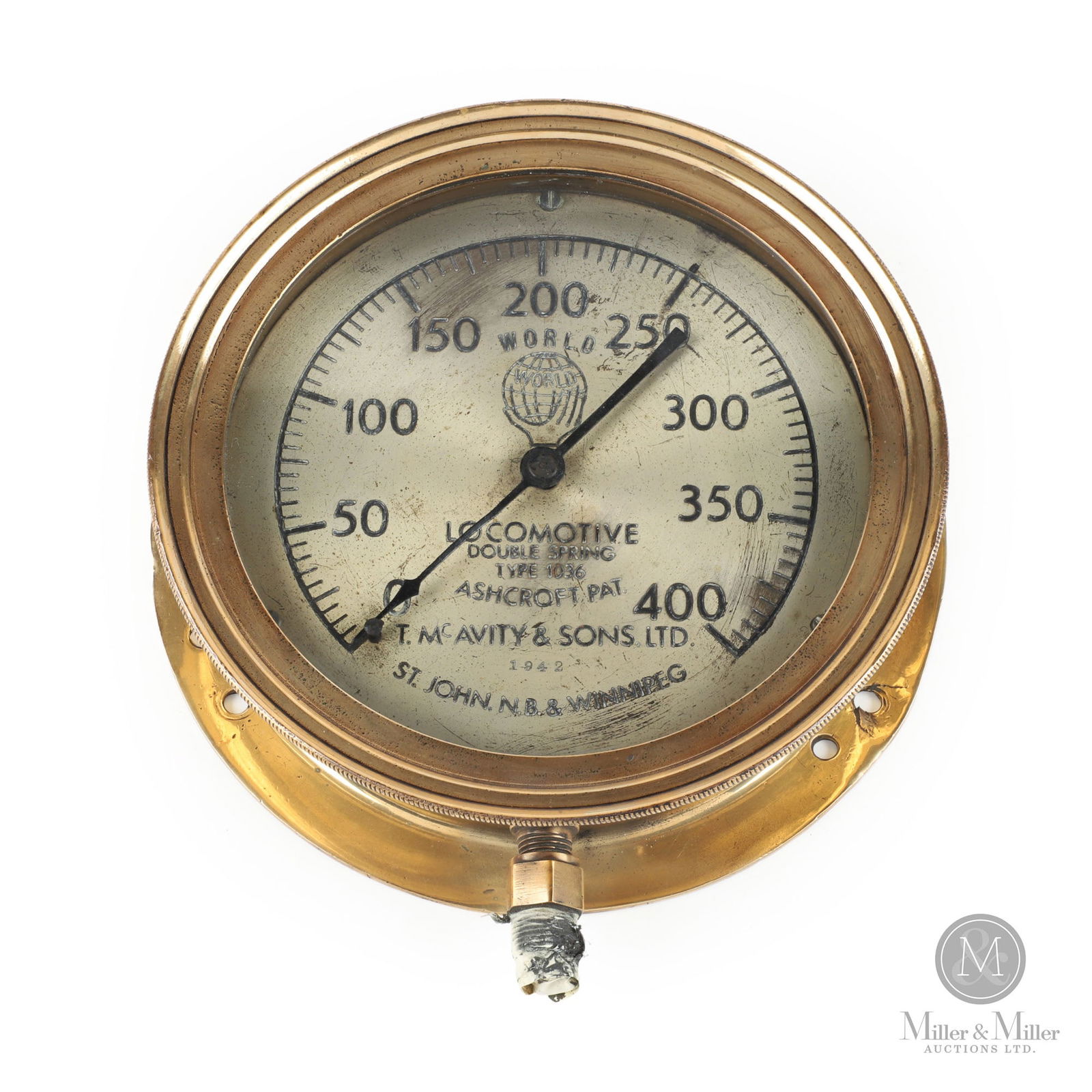T. McAvity World Locomotive Steam Gauge (1 of 7)