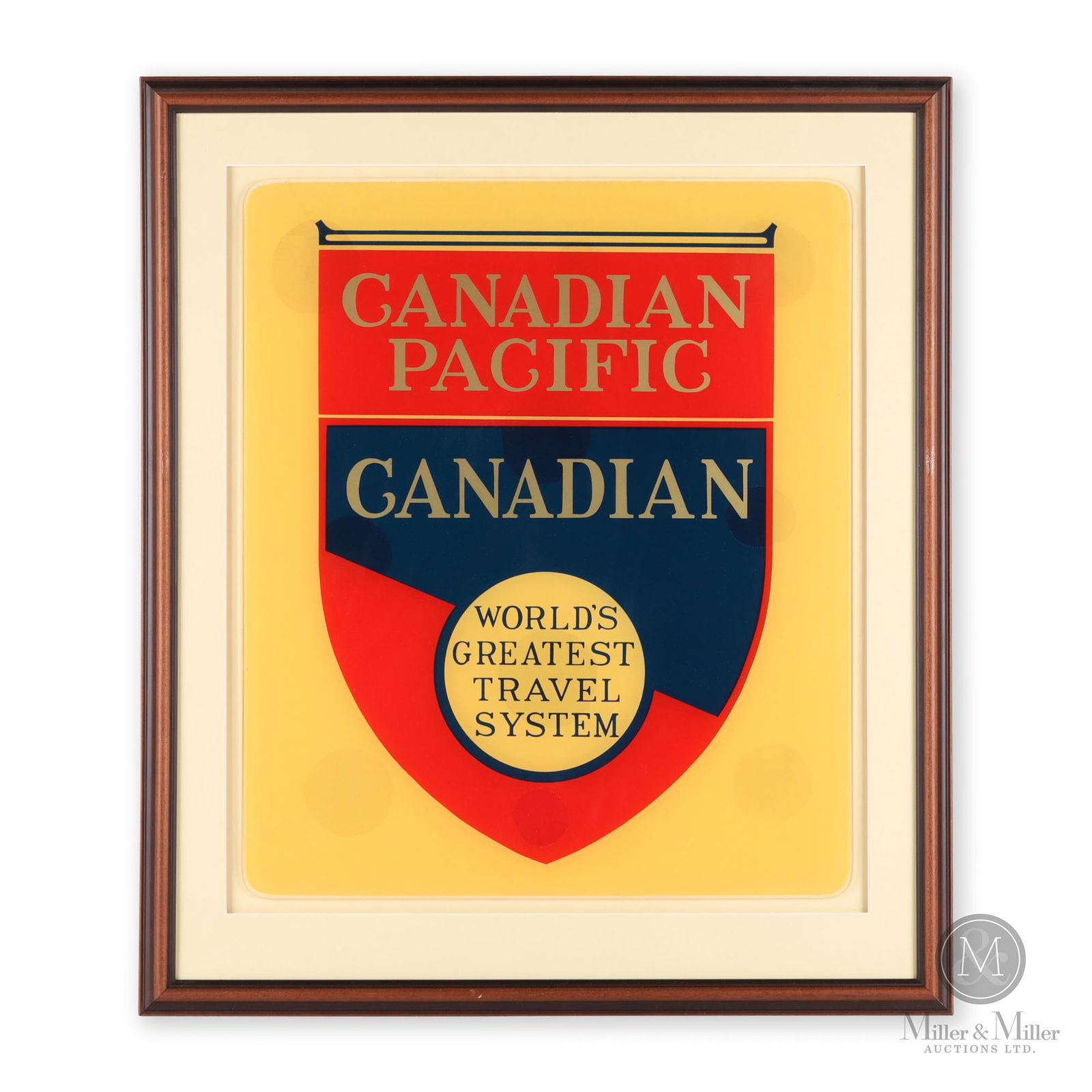 Canadian Pacific "Canadian" Drum Head Sign (1 of 4)