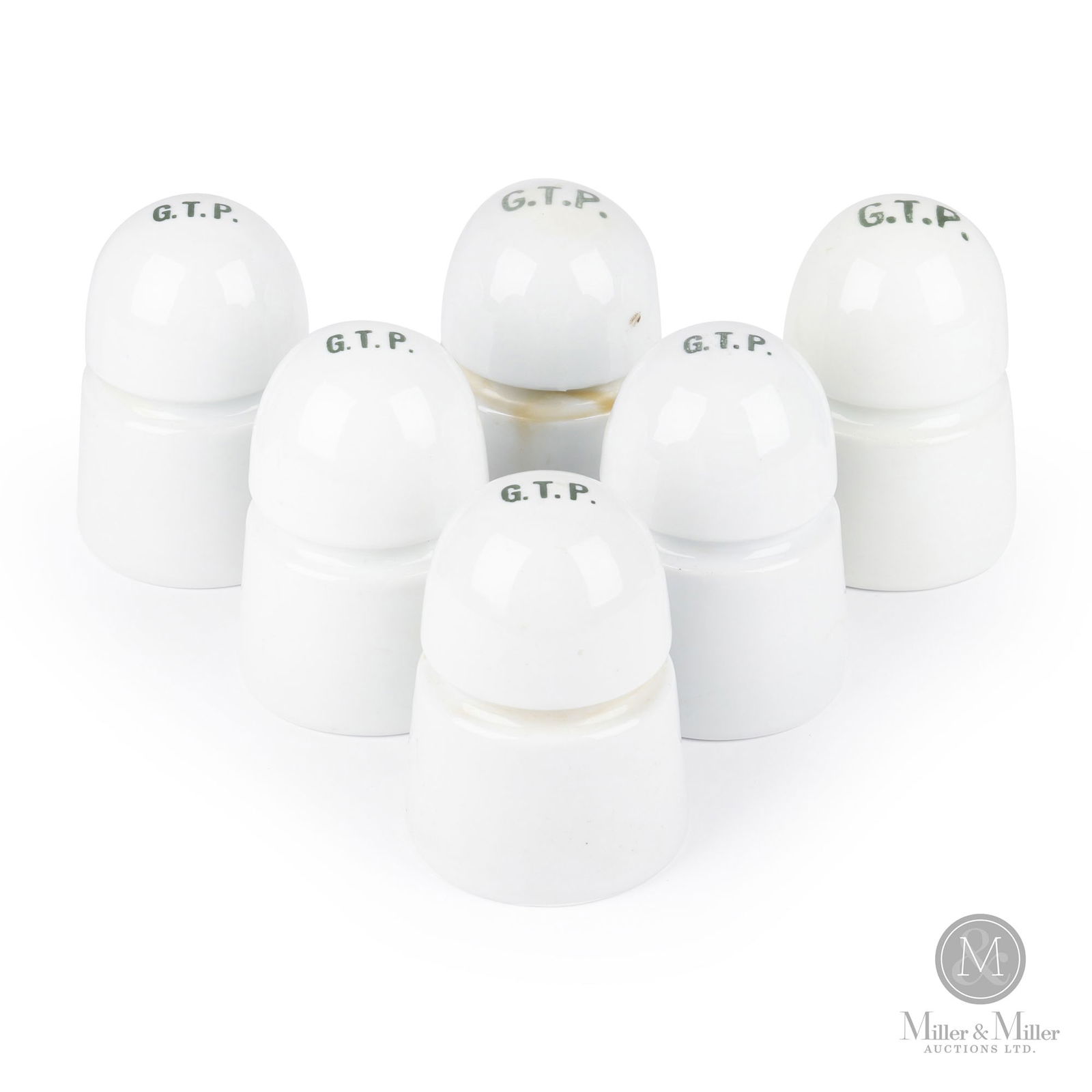 Grand Trunk Pacific Porcelain CD145 Insulators (1 of 7)