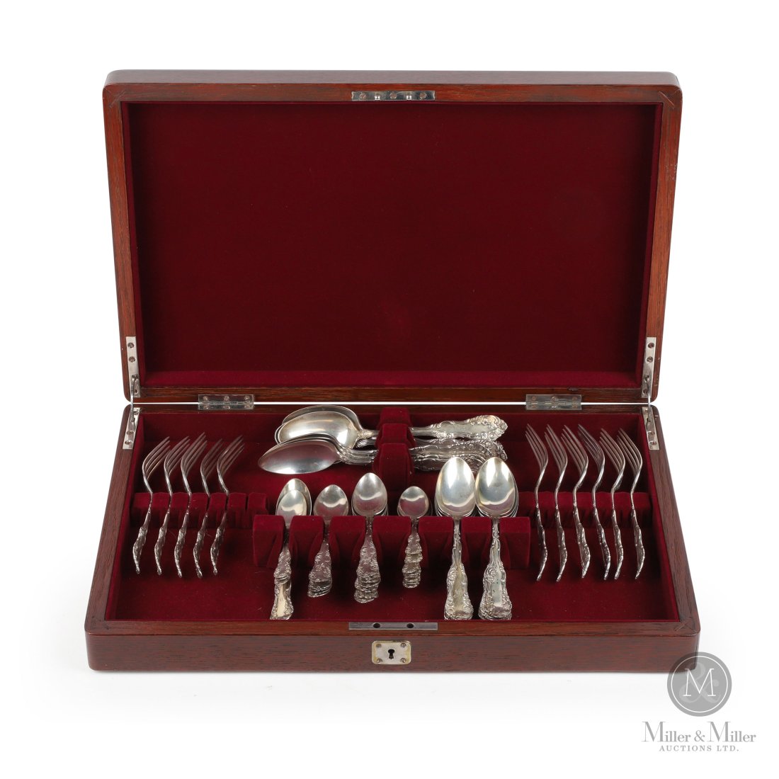 P.W. Ellis Sterling Silver Flatware Set (1 of 12)