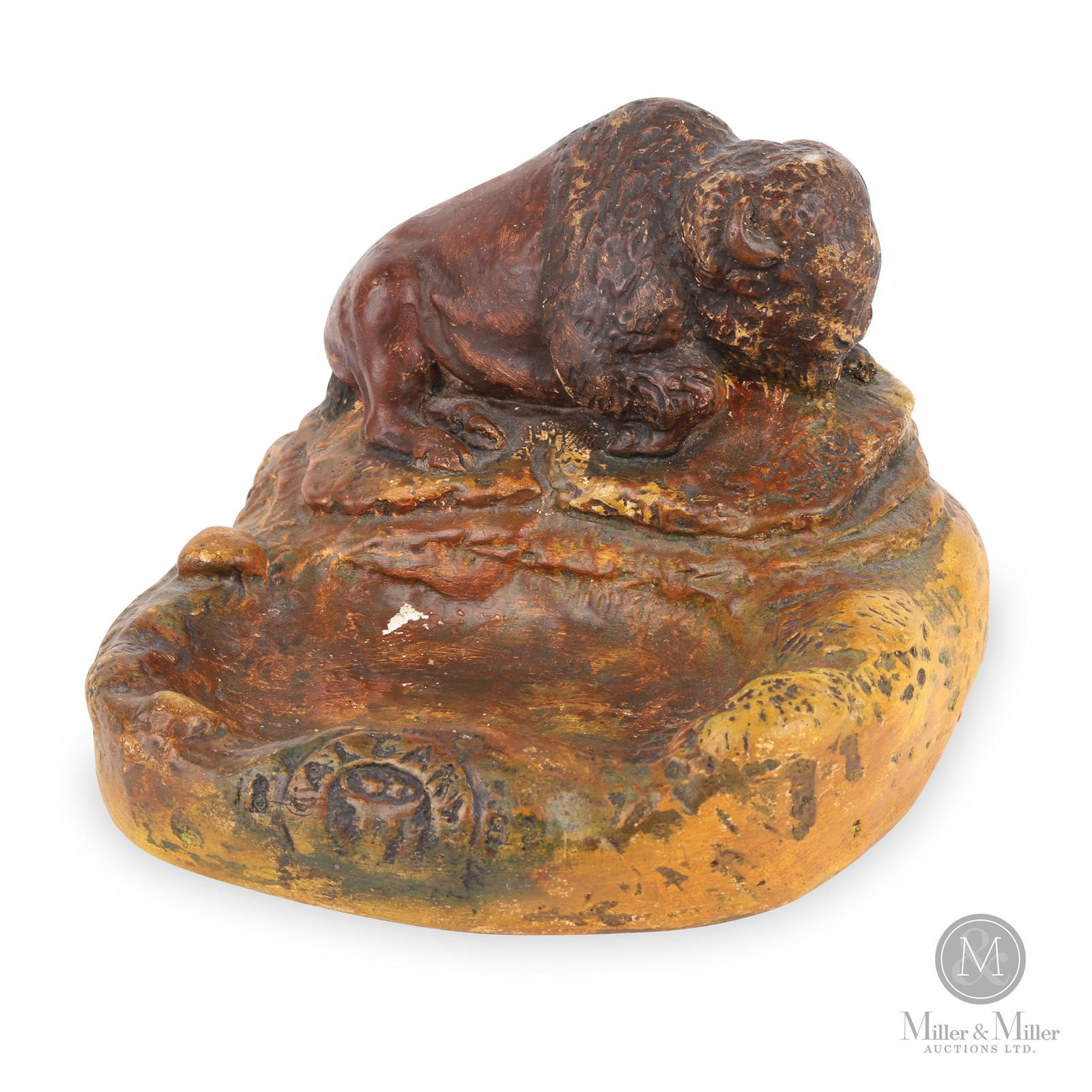 Calgary Brewing Co. Medalta Bison Ashtray (1 of 8)