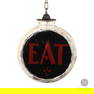 Hanging Lighted "Eat" Diner Globe