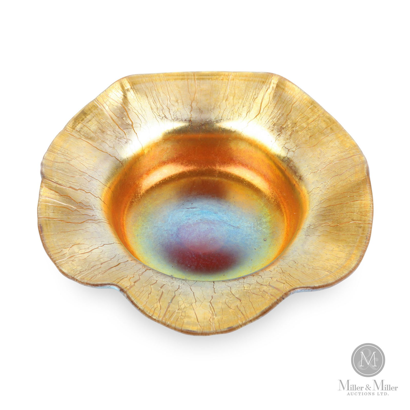 Steuben Aurene Dish (1 of 7)