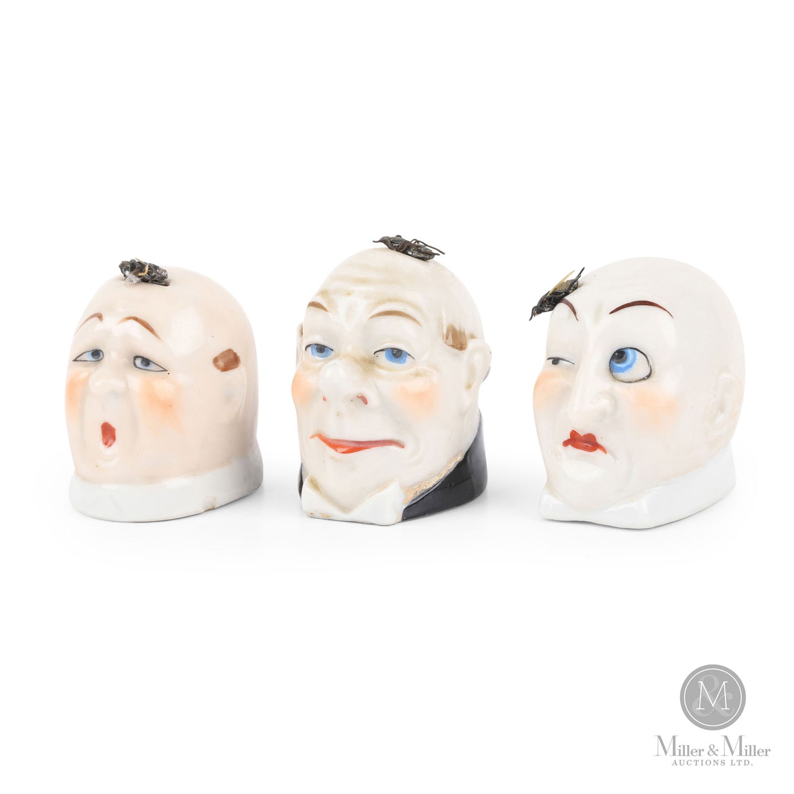 Figural Porcelain Head Sewing Measuring Tapes (1 of 13)