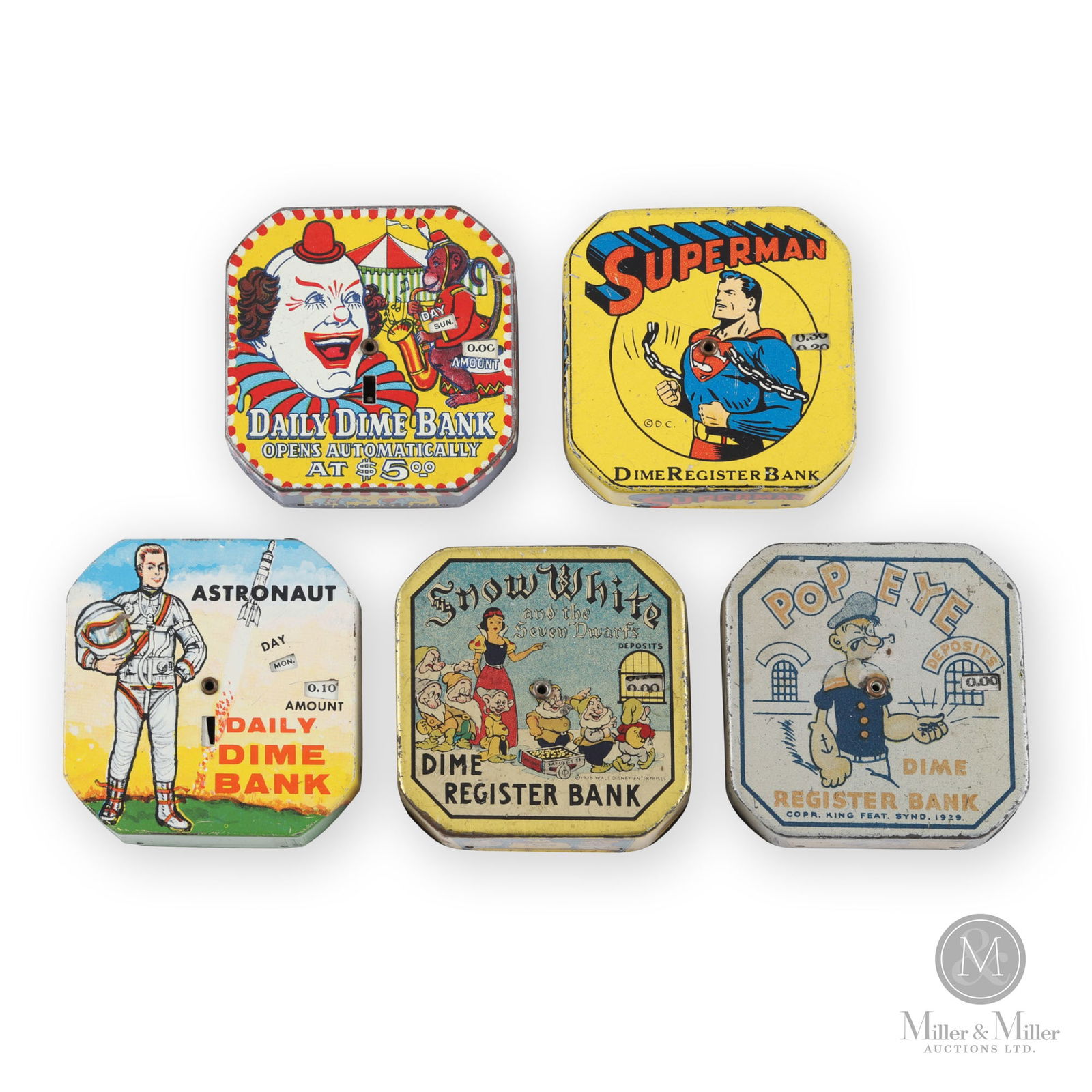 Daily Dime Register Banks (1 of 11)