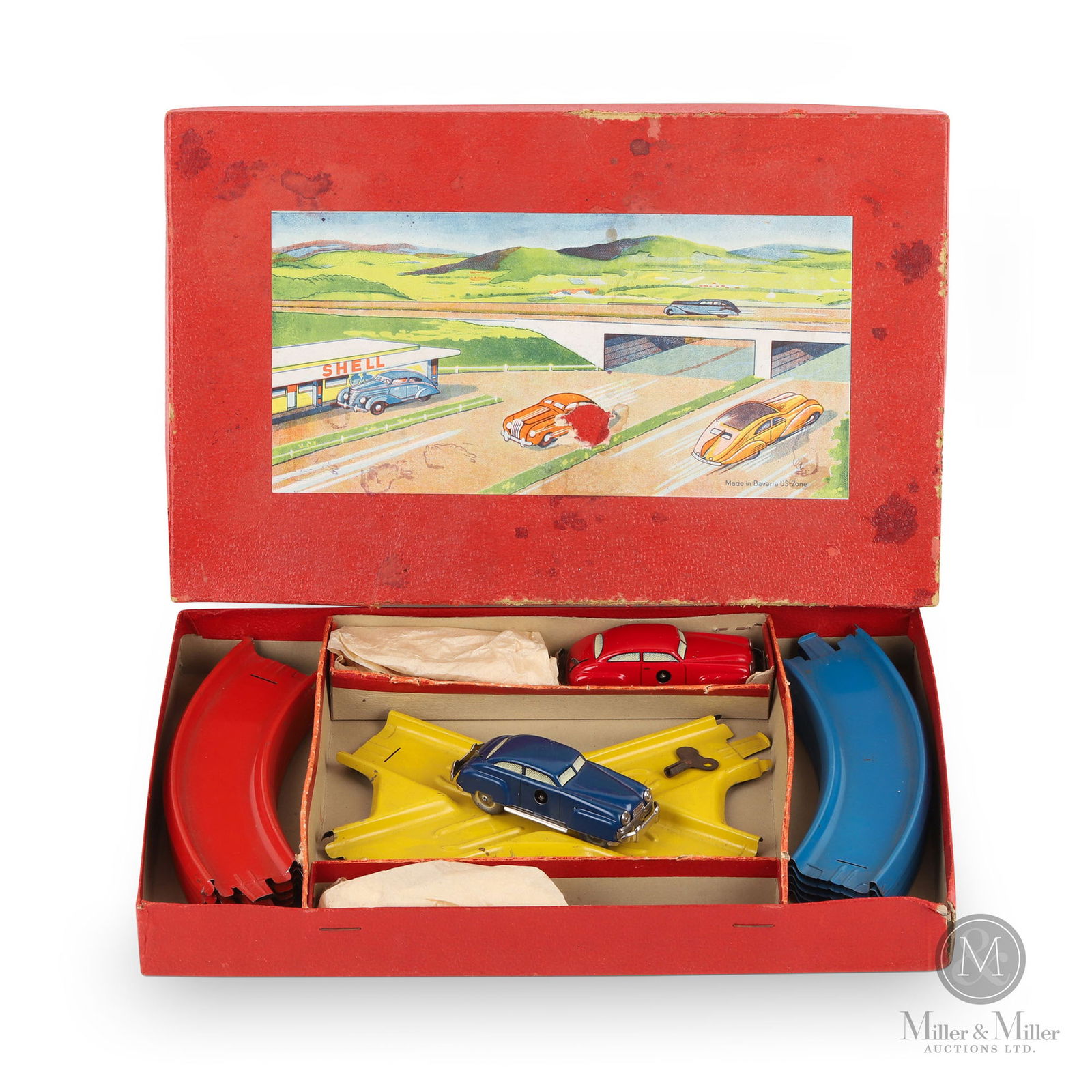 Distler Windup Toy Cars & Track Playset (1 of 9)