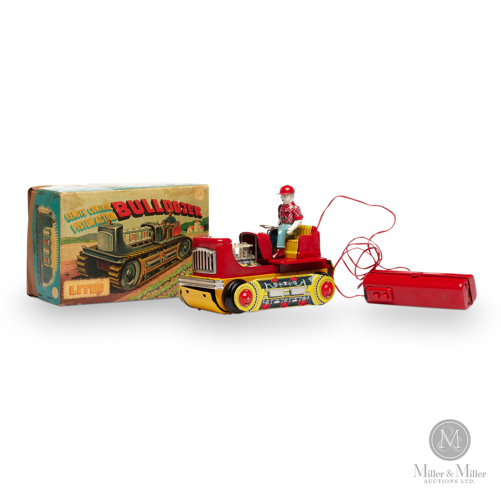 Marx Linemar Toys Remote Control Piston Action Bulldozer (1 of 13)