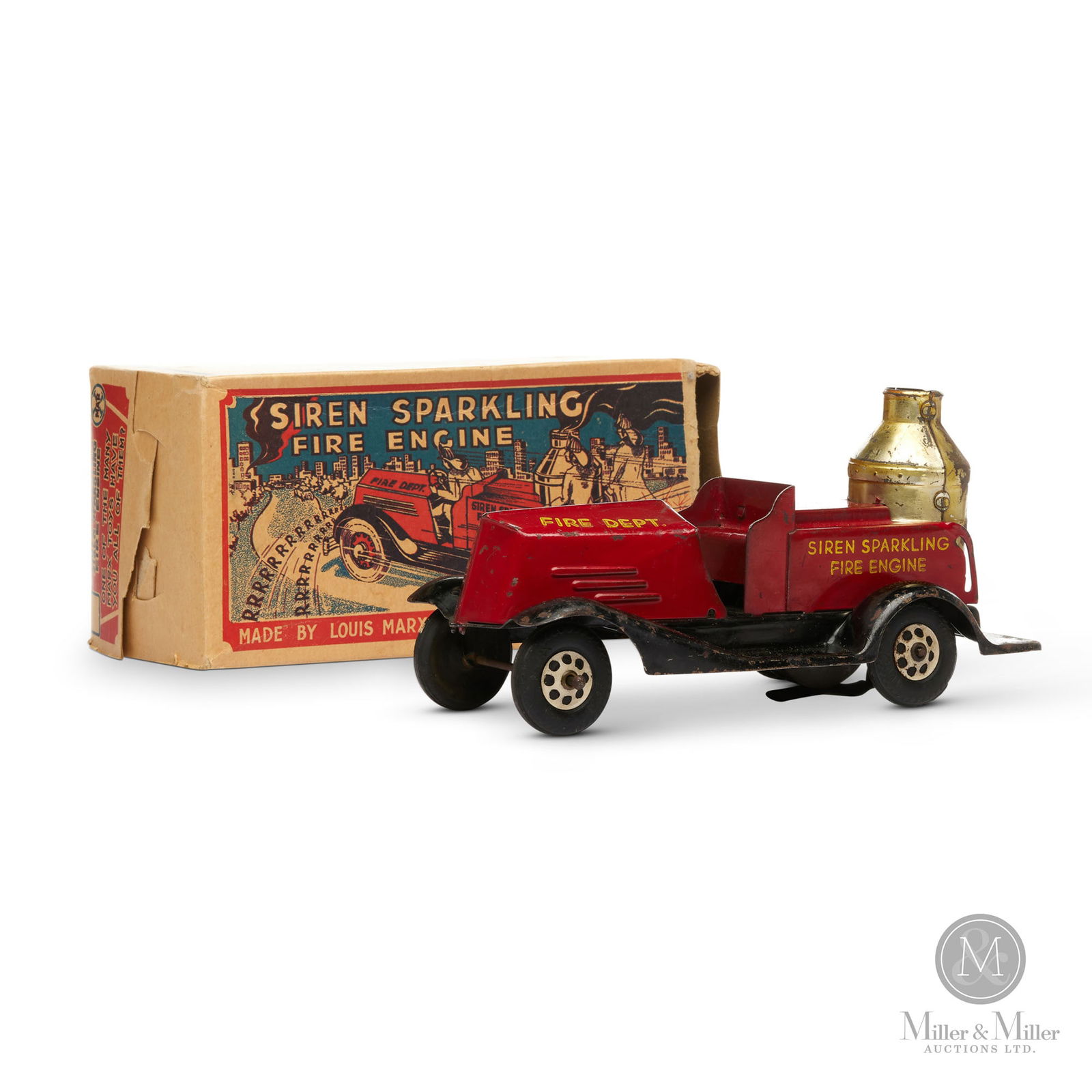 Marx Siren Sparkling Fire Engine (1 of 9)