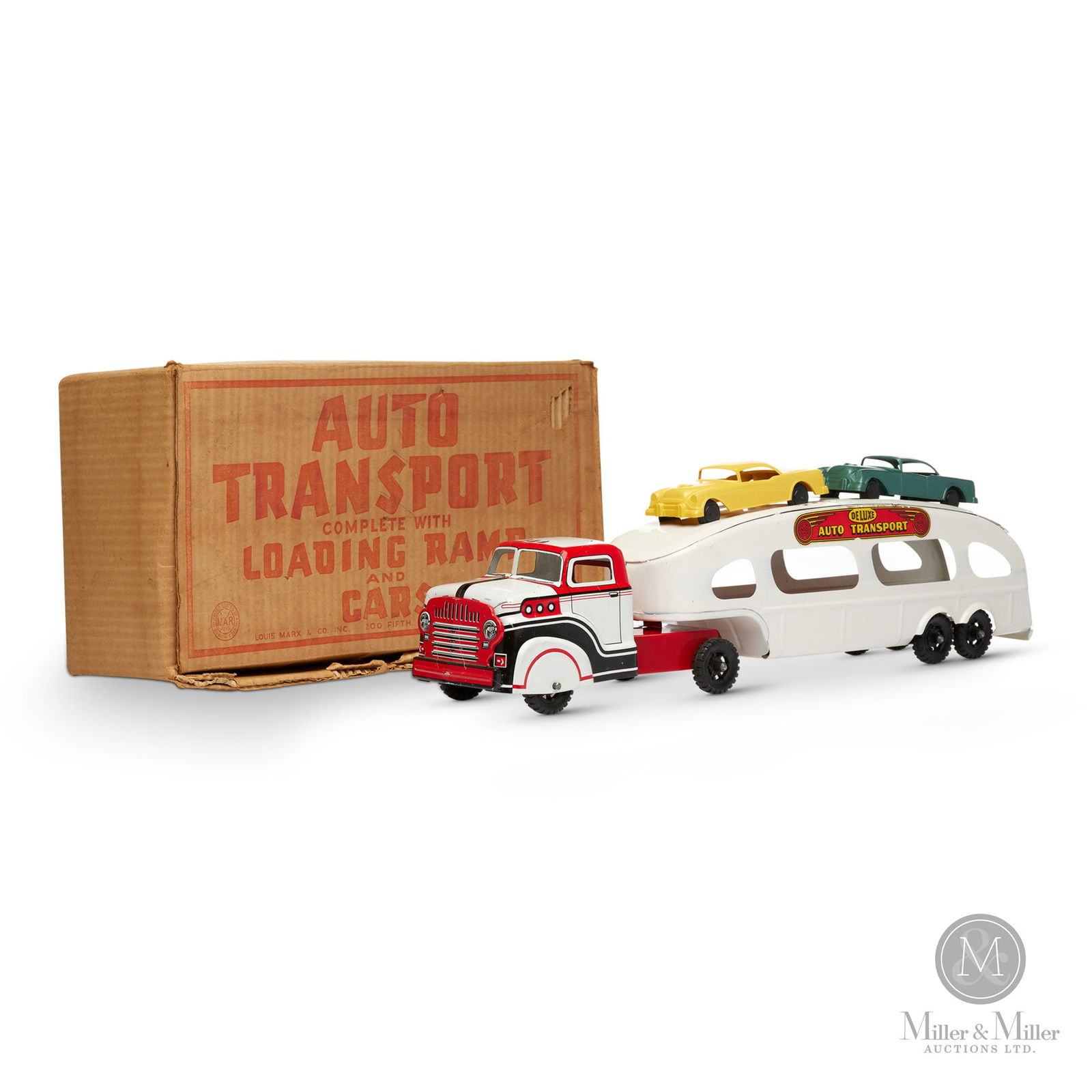 Marx Deluxe Auto Transport Set (1 of 15)