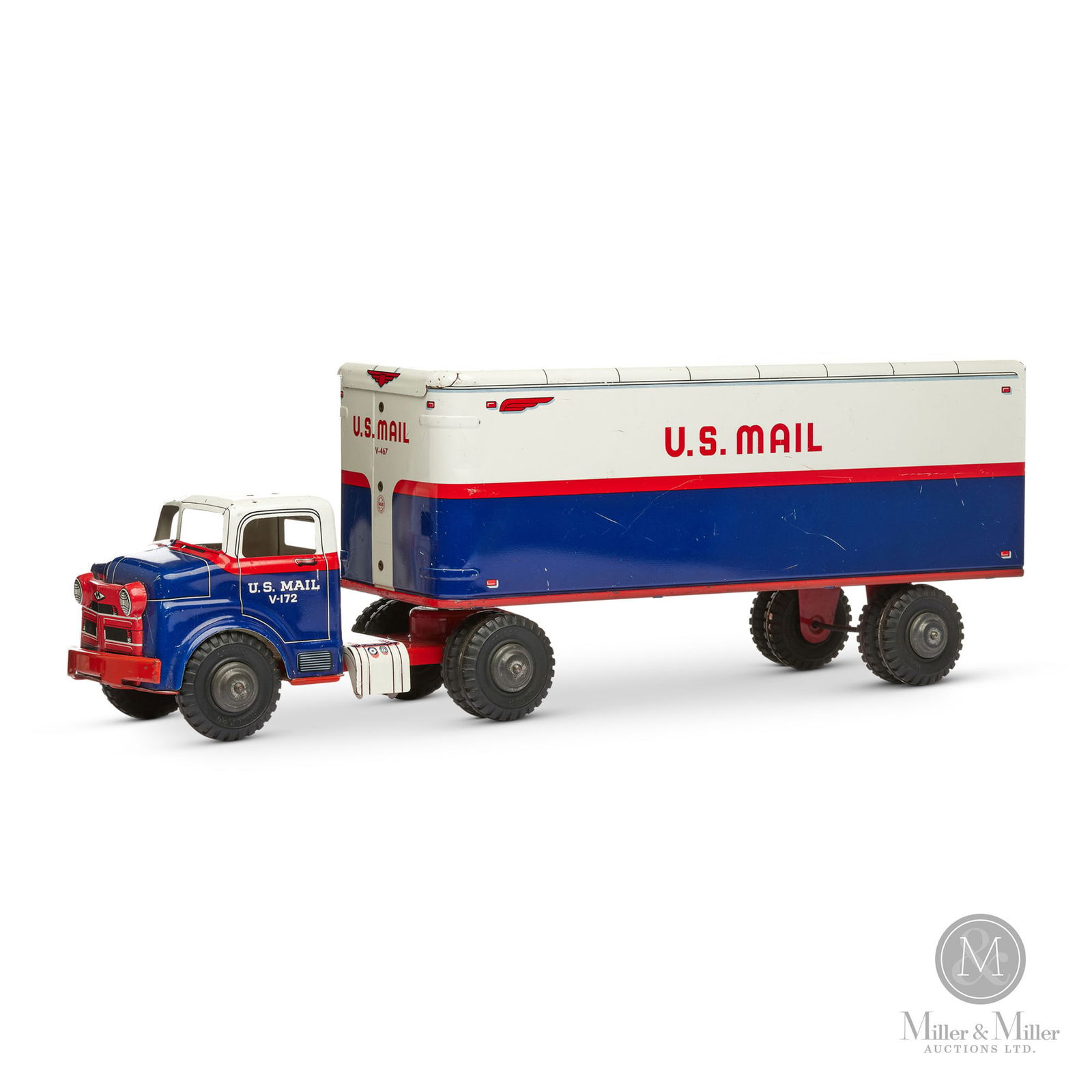 Marx U.S. Mail Tractor-Trailer (1 of 15)