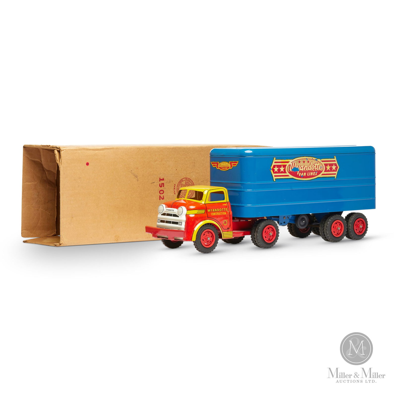 Wyandotte Van Lines No. 1503 Semi Truck & Trailer Express (1 of 17)