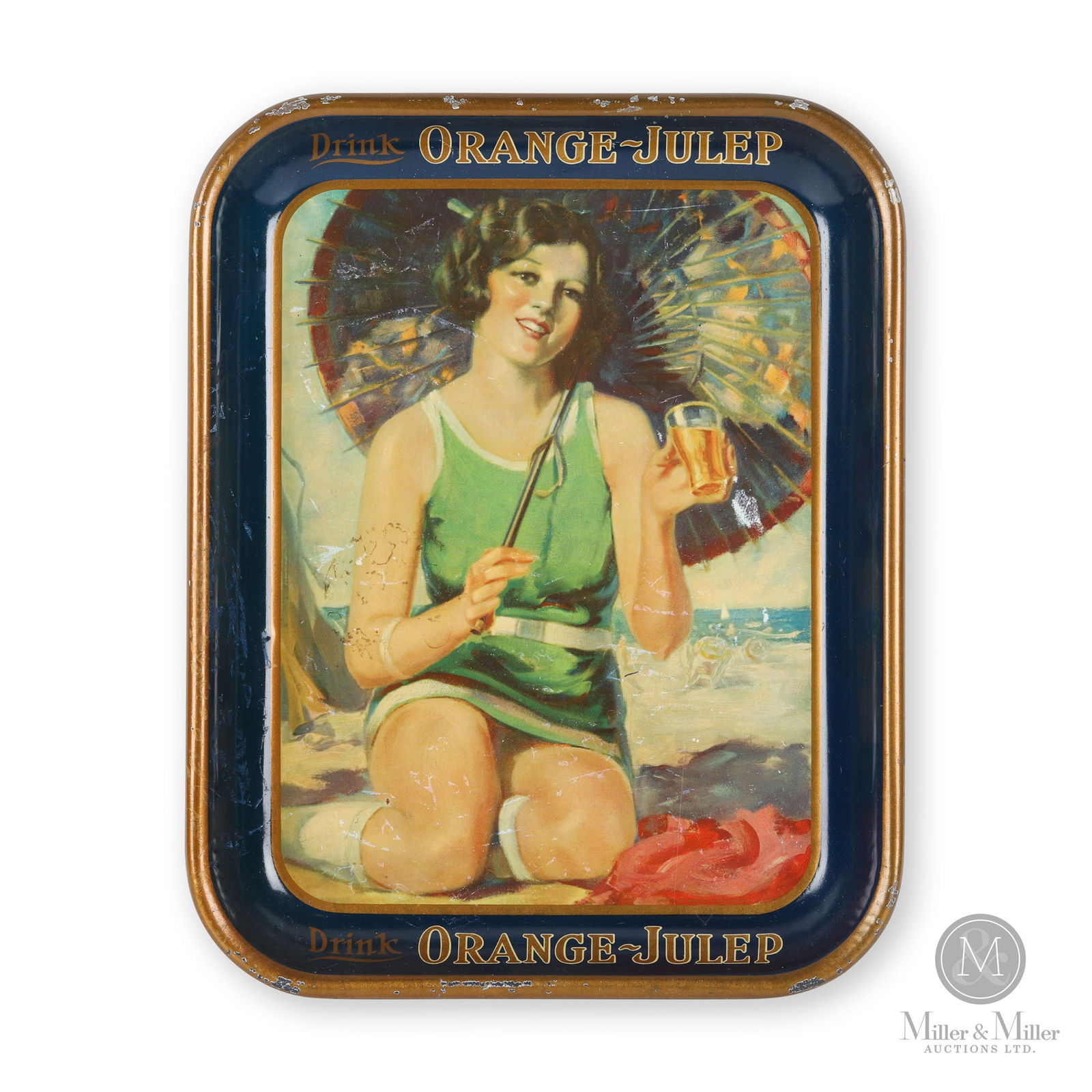 Orange-Julep "Bathing Beauty" Serving Tray (1 of 8)