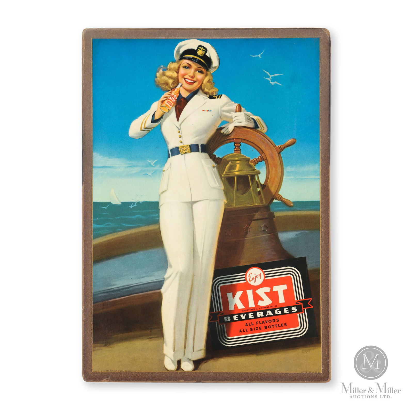 Kist Beverages "Sailor Girl" Cardboard Poster (1 of 6)