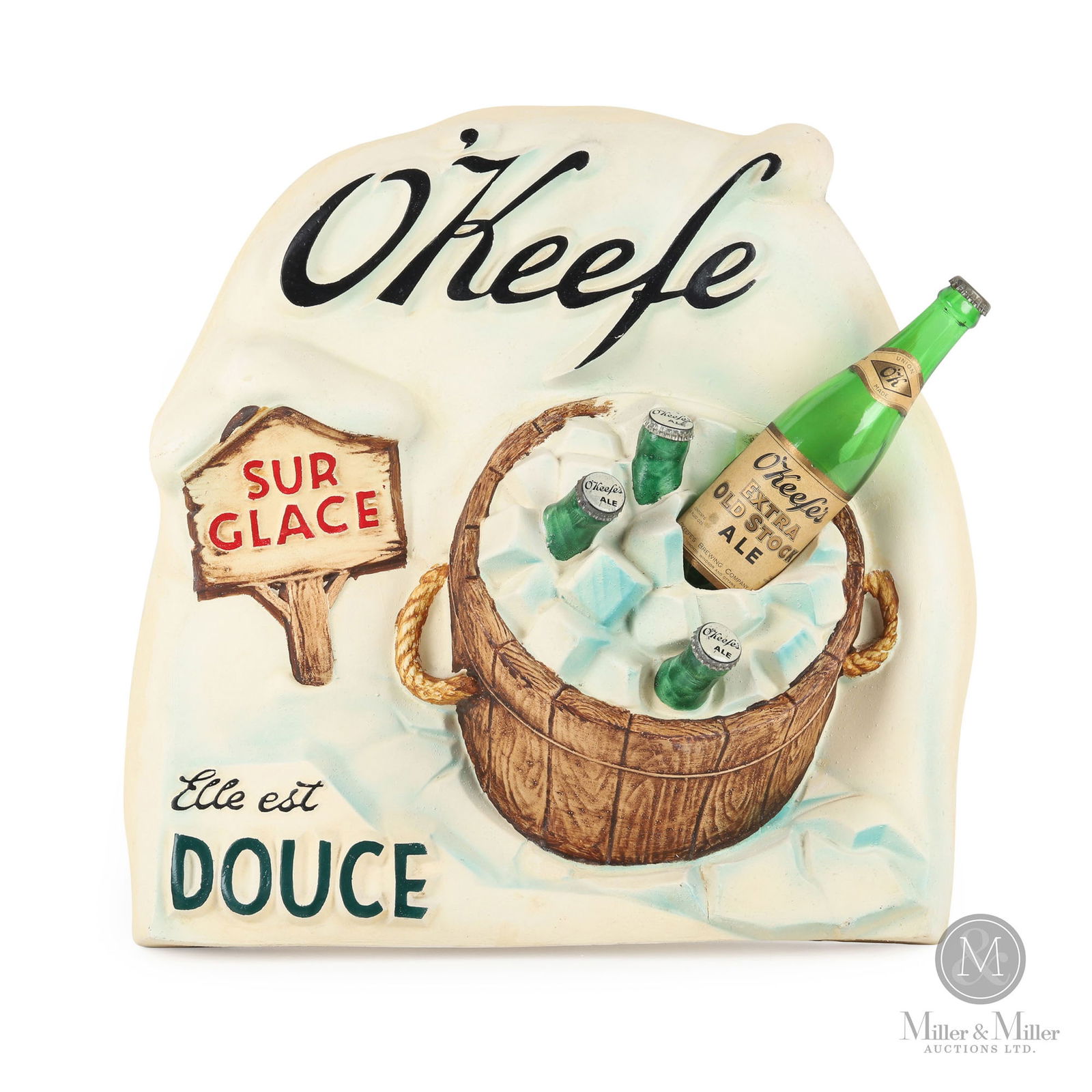 O'Keefe's Beer "On Ice" 3-Dimensional Sign (1 of 8)