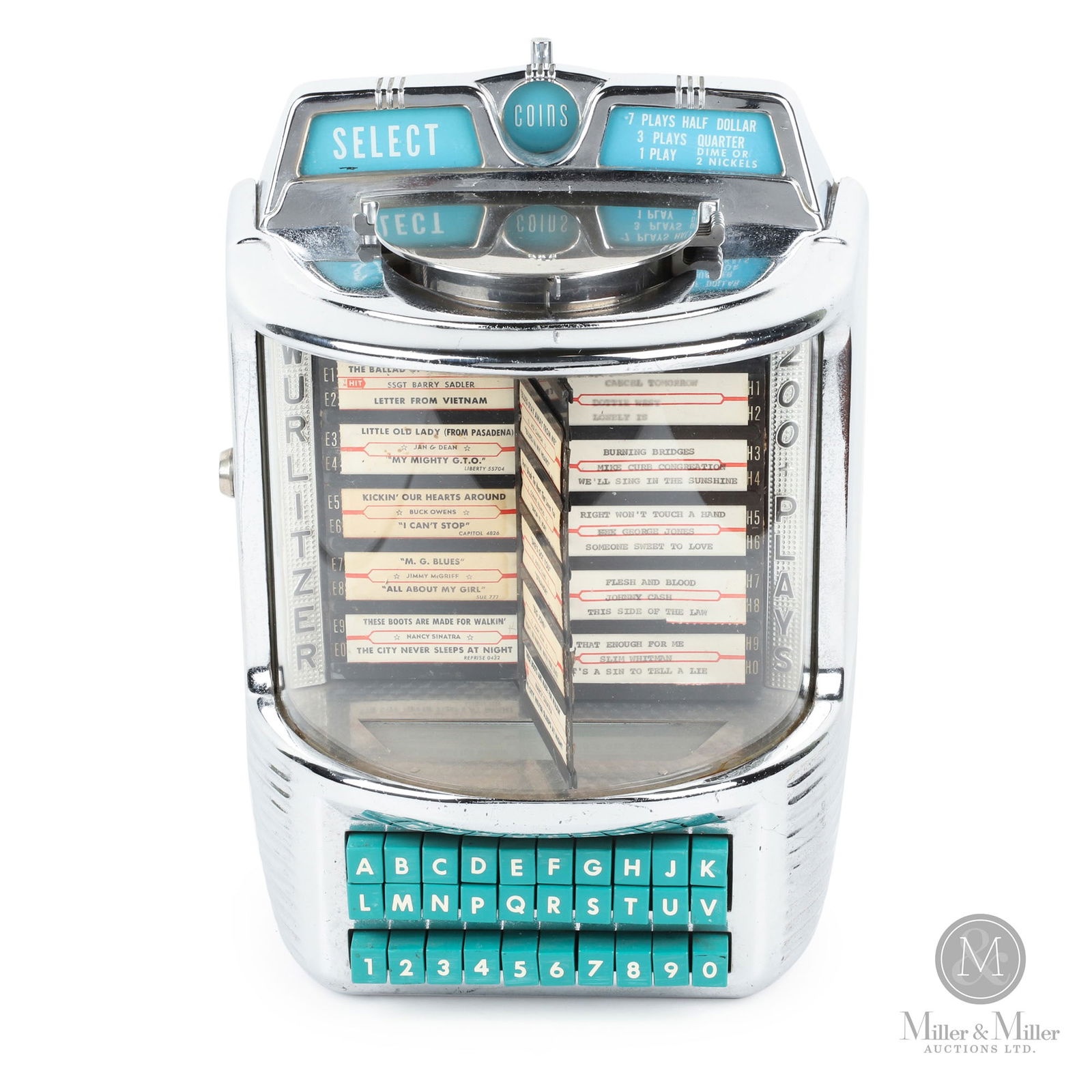 Wurlitzer Model 5250 Jukebox Wall Box (1 of 10)