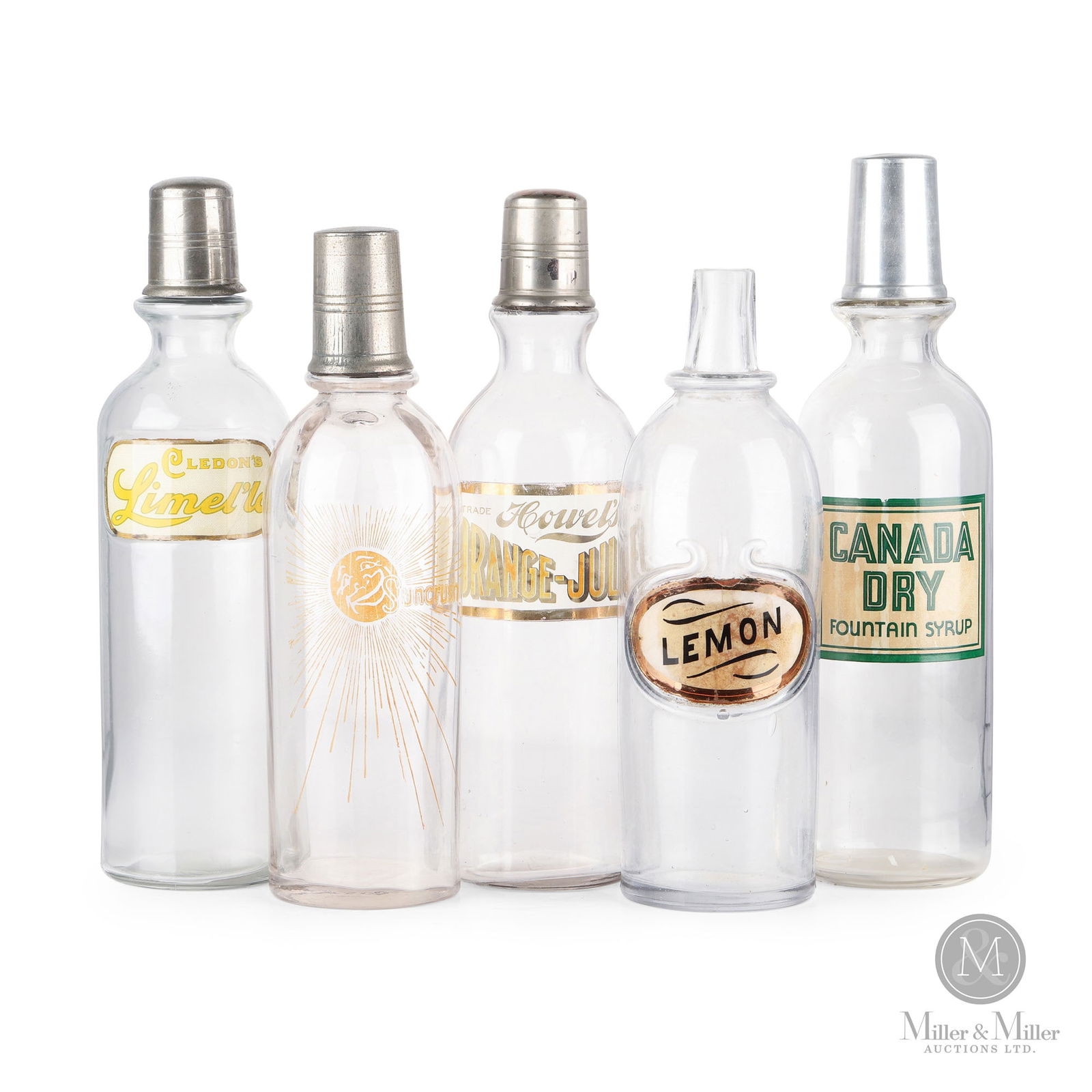 Soda Fountain Syrup Bottles (1 of 10)