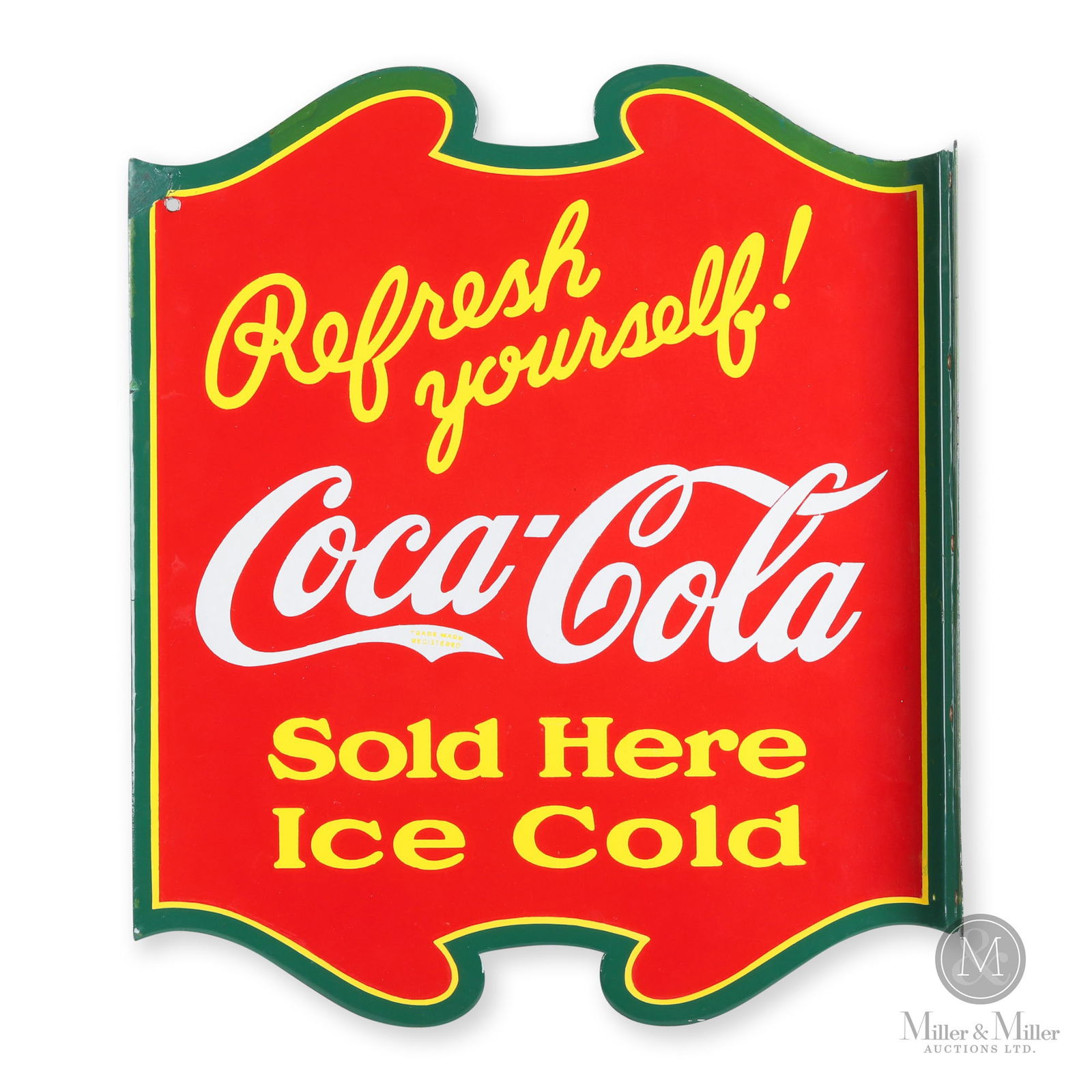 Coca-Cola 'Refresh Yourself' Flange Sign (1 of 7)