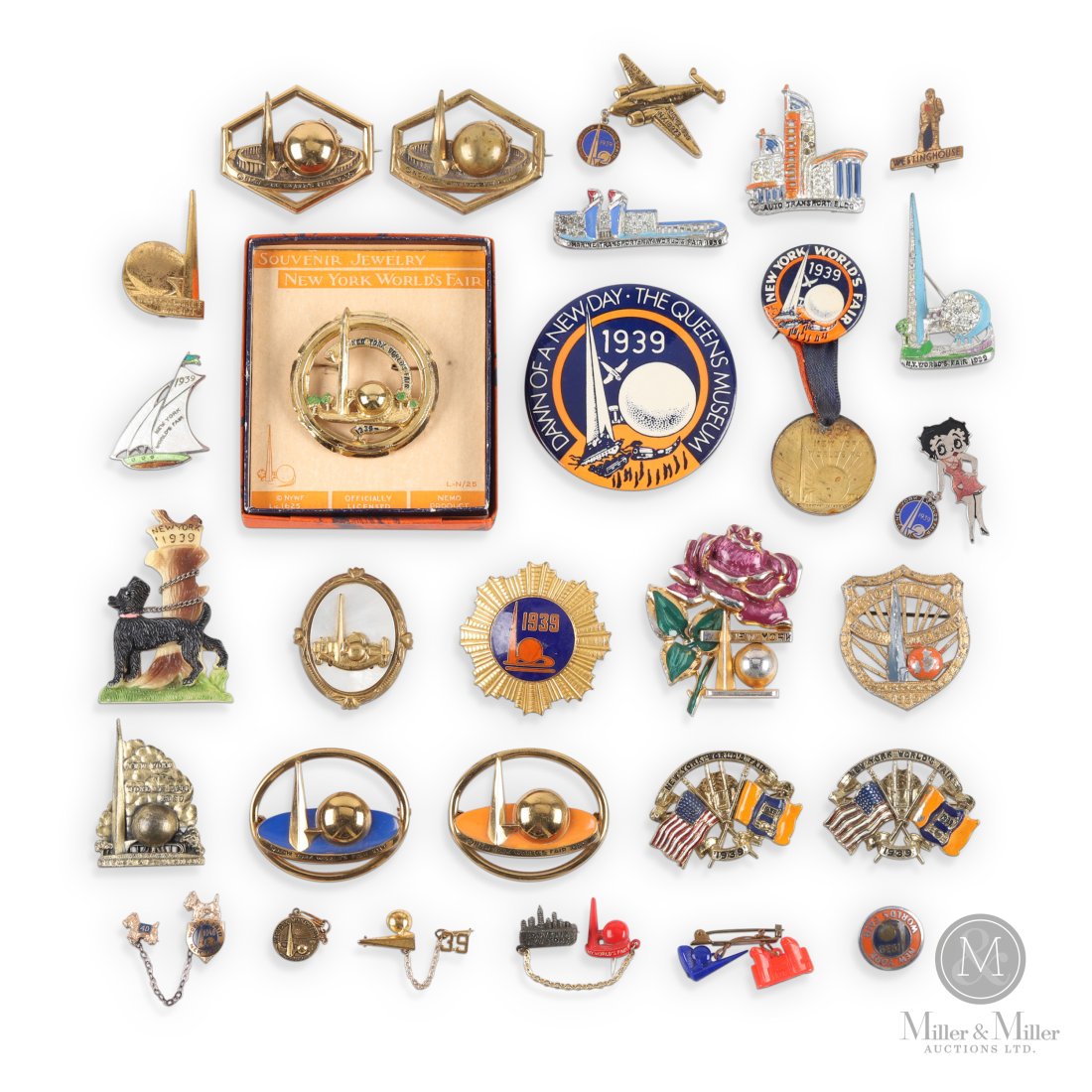1939 World's Fair Souvenir Pins (1 of 12)