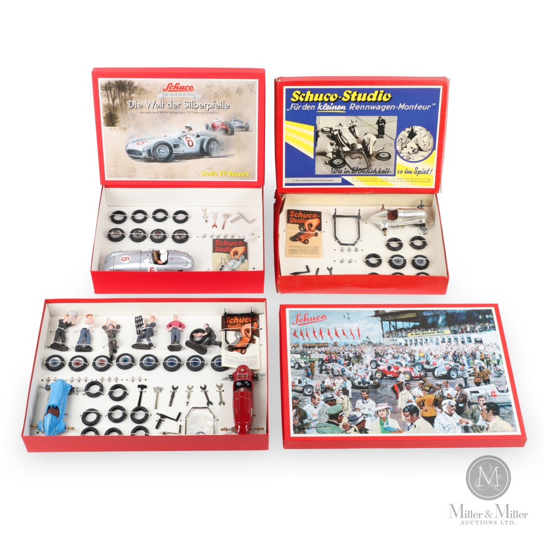 Boxed Schuco Race Car Sets (1 of 11)