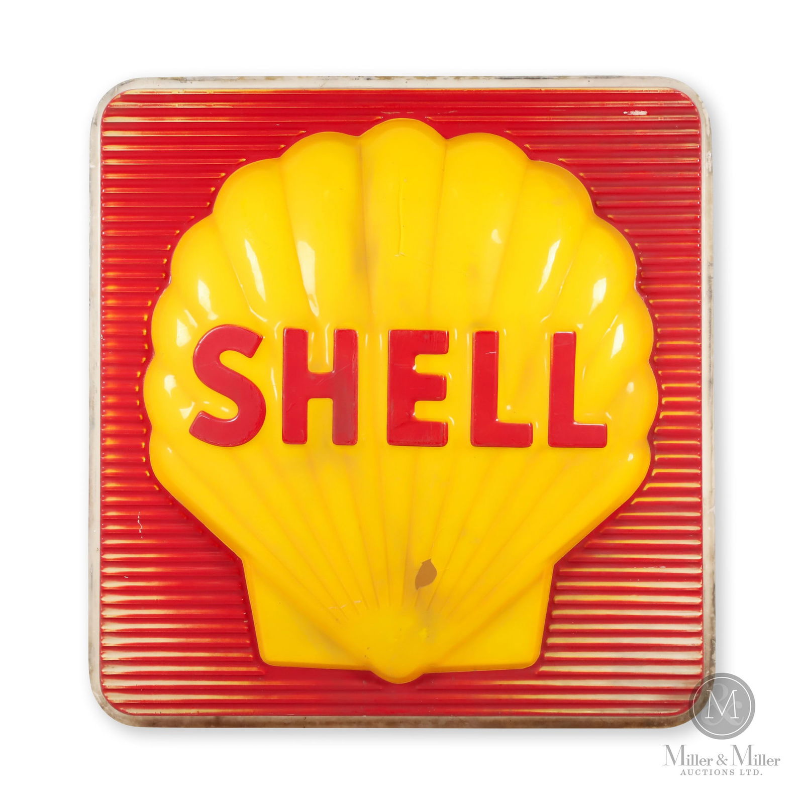Shell Clamshell Lexan Service Station Sign (1 of 6)