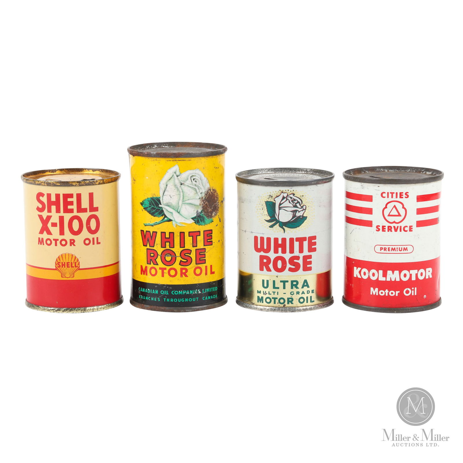 White Rose, Cities Service & Shell Motor Oil Coin Banks (1 of 10)