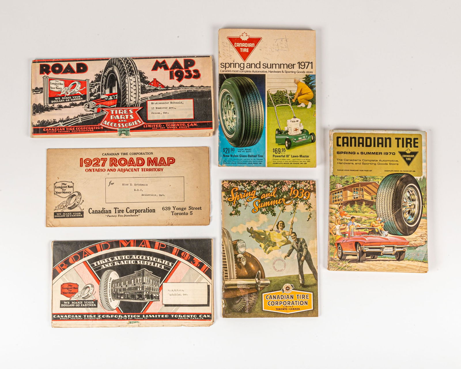 Canadian Tire Road Maps & Catalogues (1 of 20)