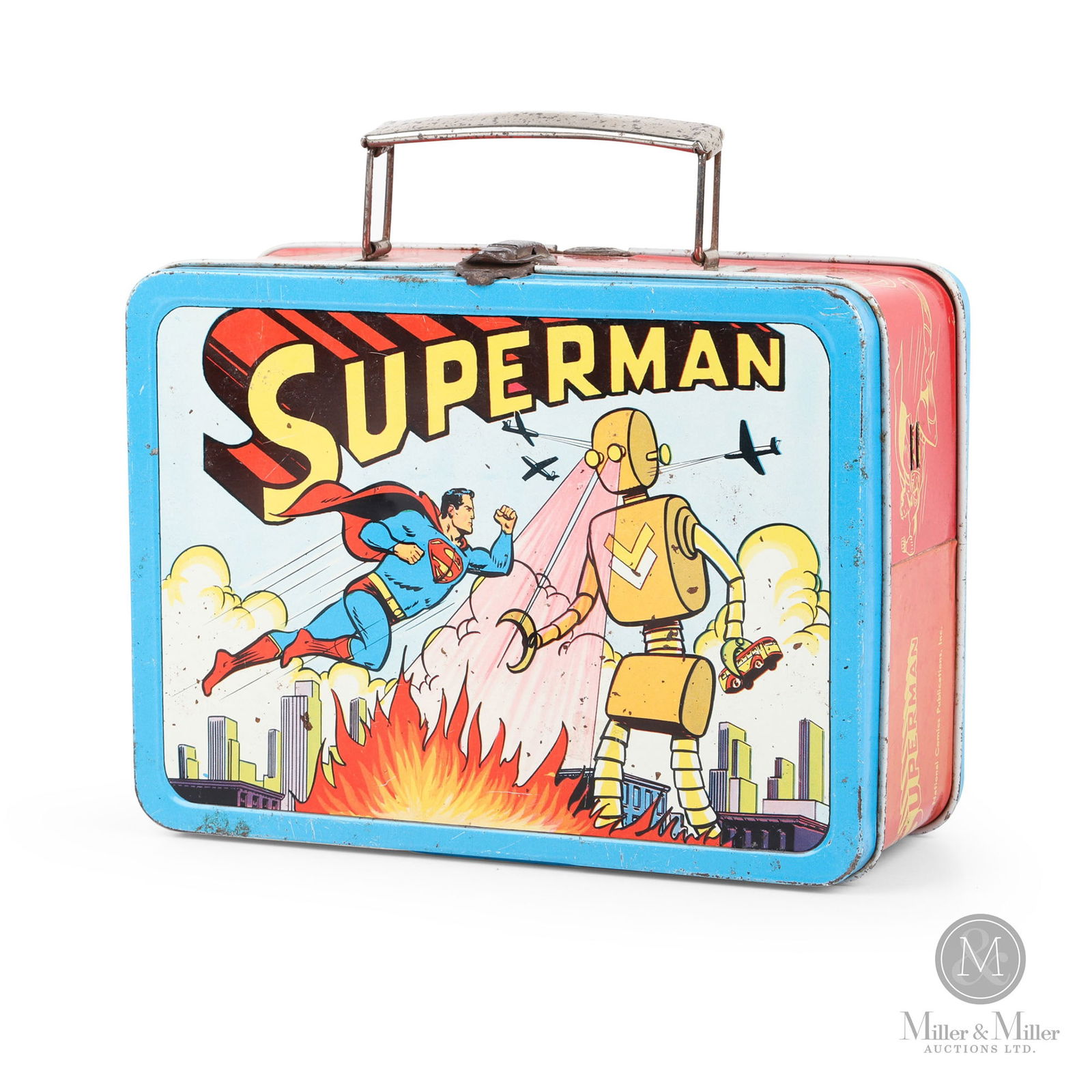 Superman vs. The Robot Metal Lunch Box (1 of 6)