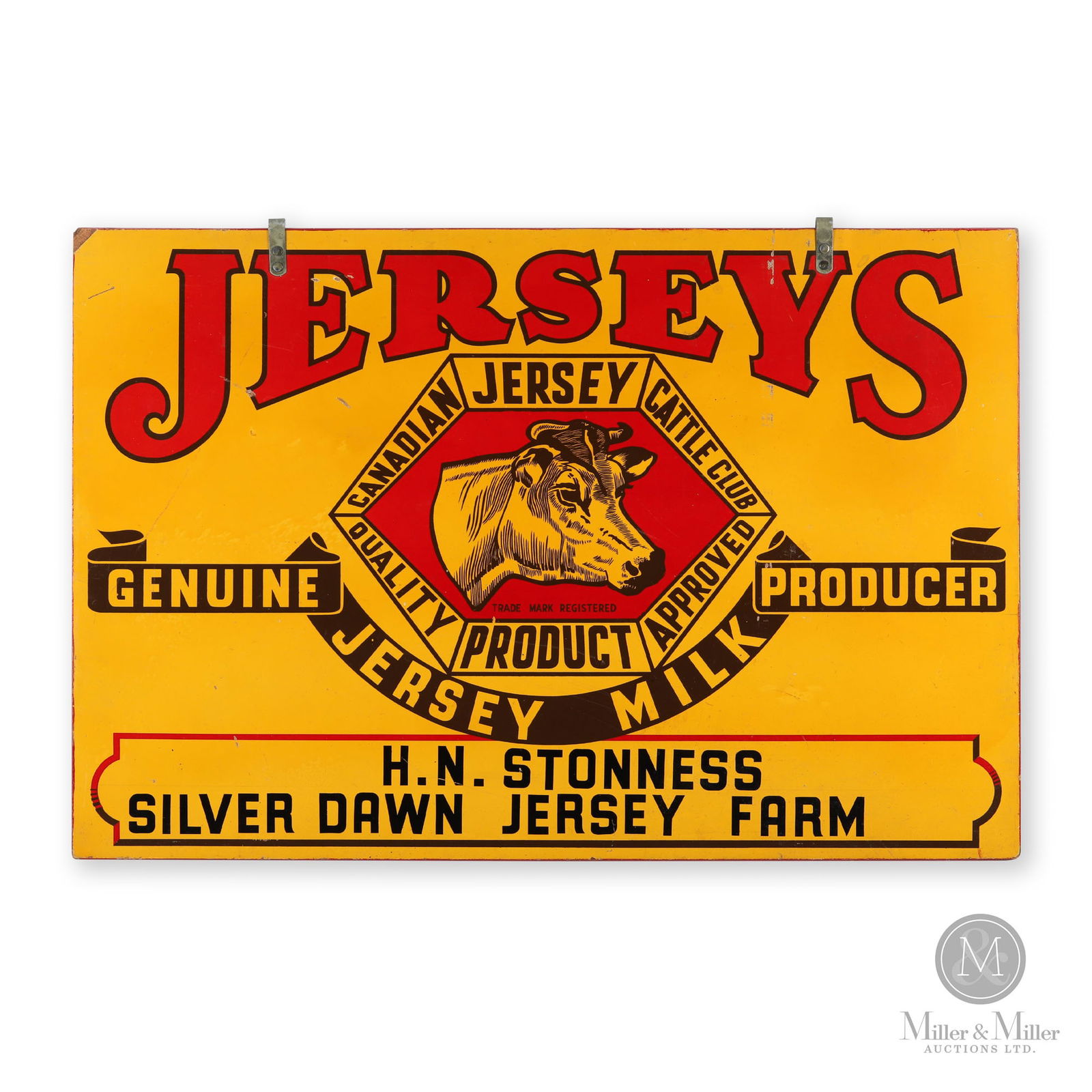 Canadian Jersey Cattle Club Sign (1 of 8)