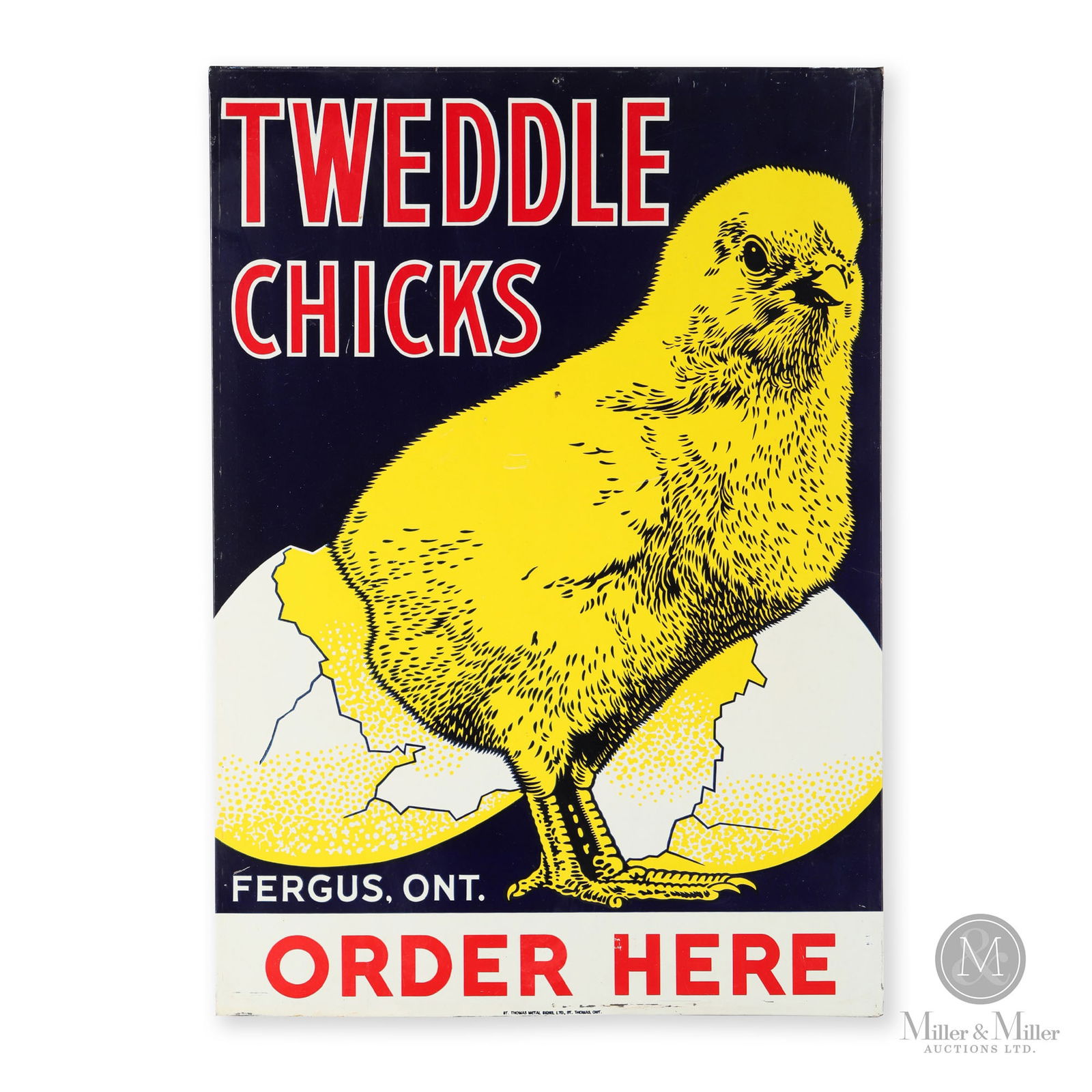 Double Sided, Tweddle Chicks, Fergus, Ont Sign (1 of 6)