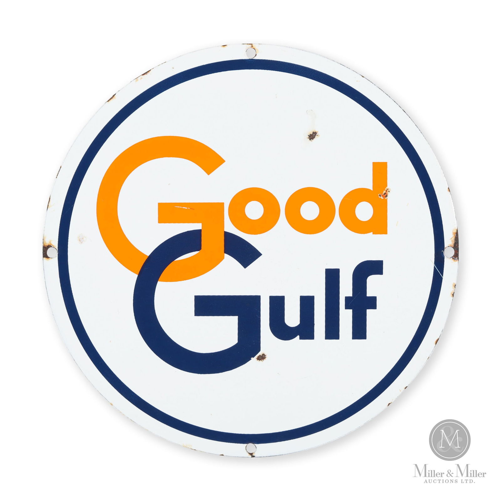 Good Gulf Gasoline Pump Sign (1 of 4)