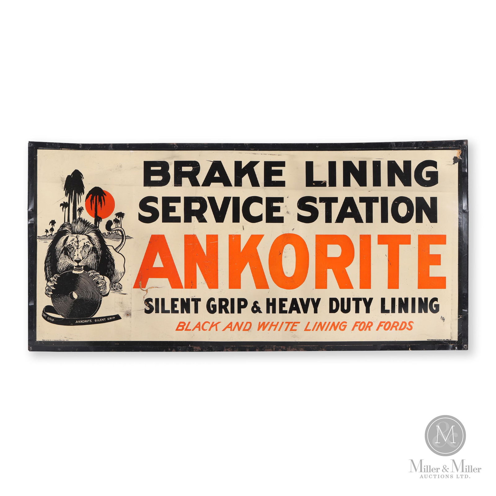 Ankorite Ford Model T Brake Lining Sign (1 of 8)