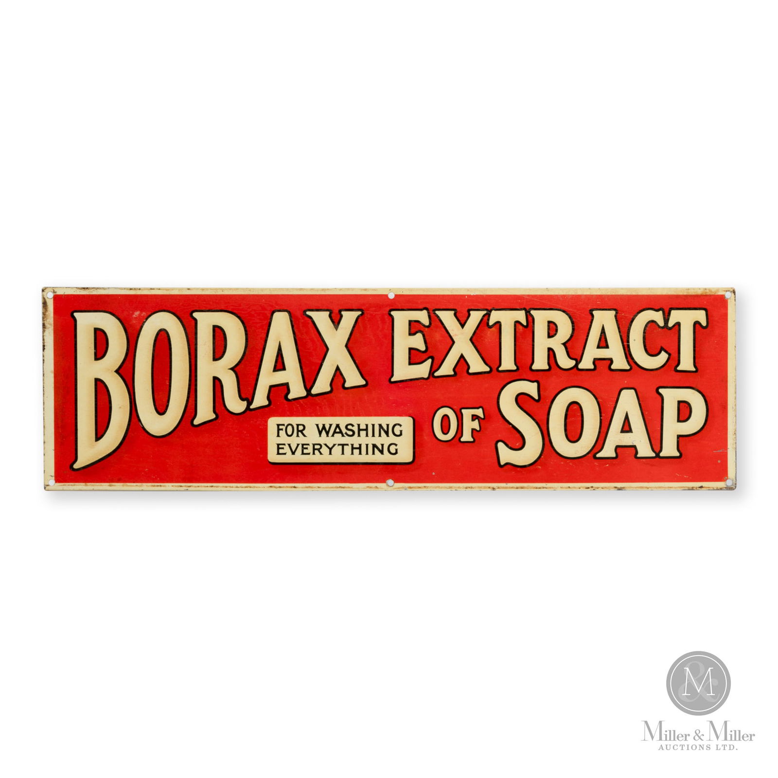 Borax Extract of Soap Sign (1 of 3)