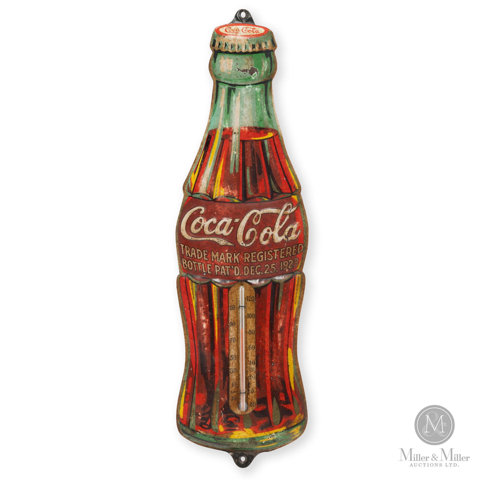 Coca-Cola 1932 "Christmas Bottle" Thermometer (1 of 7)