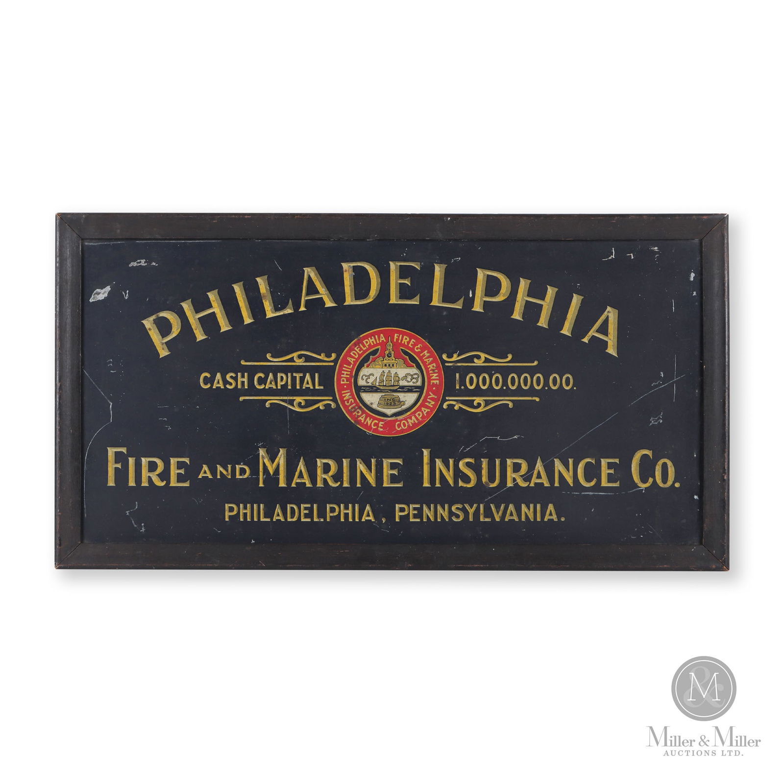 Philadelphia Fire & Marine Insurance Sign (1 of 4)