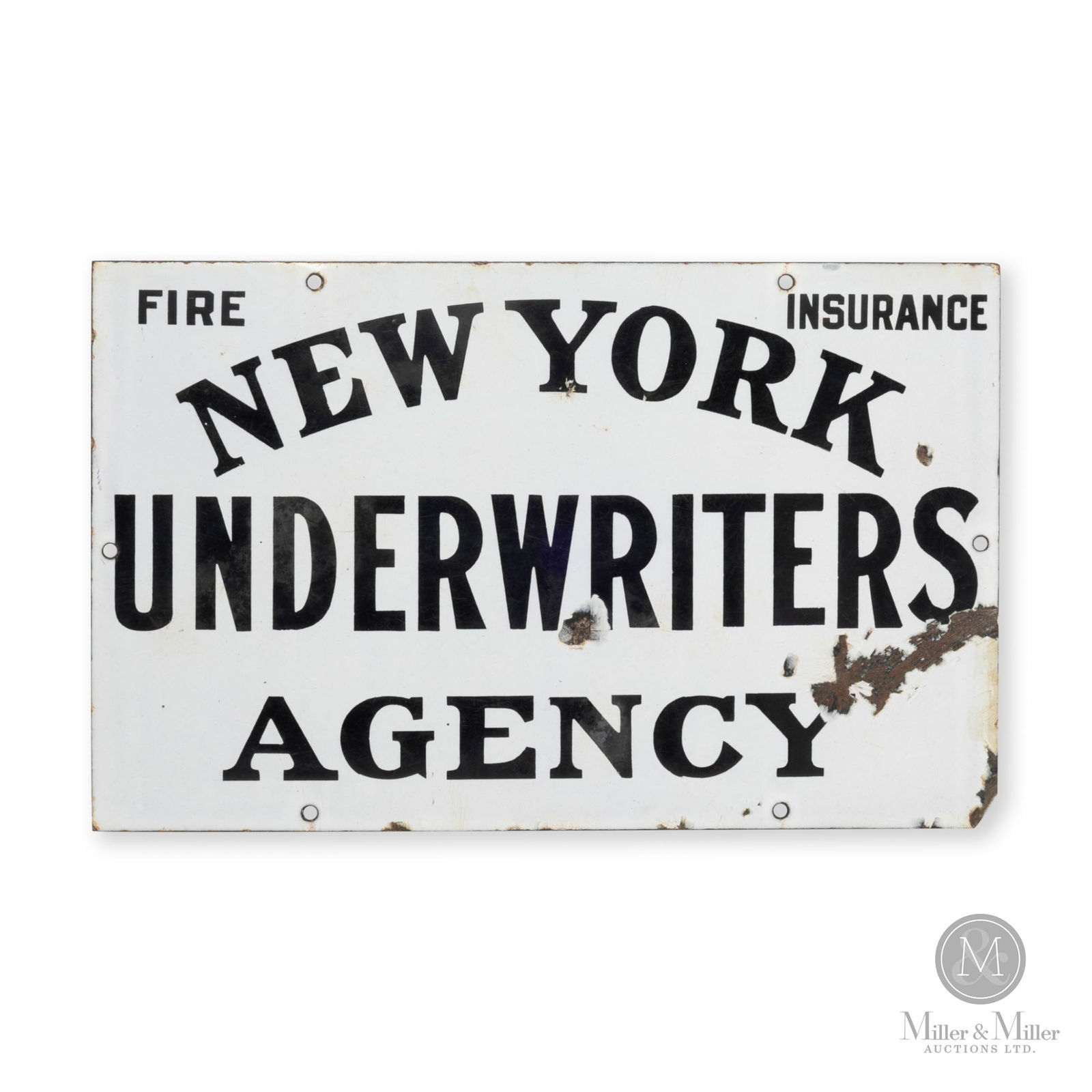 New York Underwriters Agency Fire Insurance Sign (1 of 5)