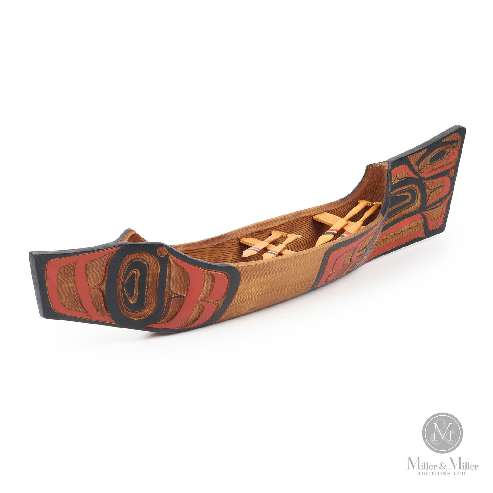 Northwest Coast Head Canoe Model (1 of 11)