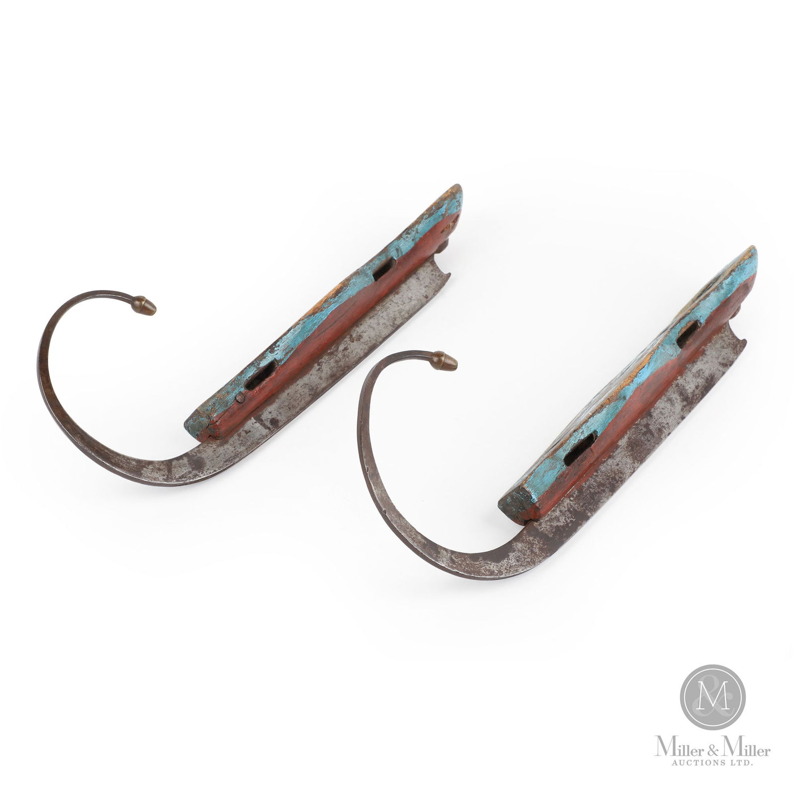 Blue Ice Skates with Acorn Tips (1 of 8)