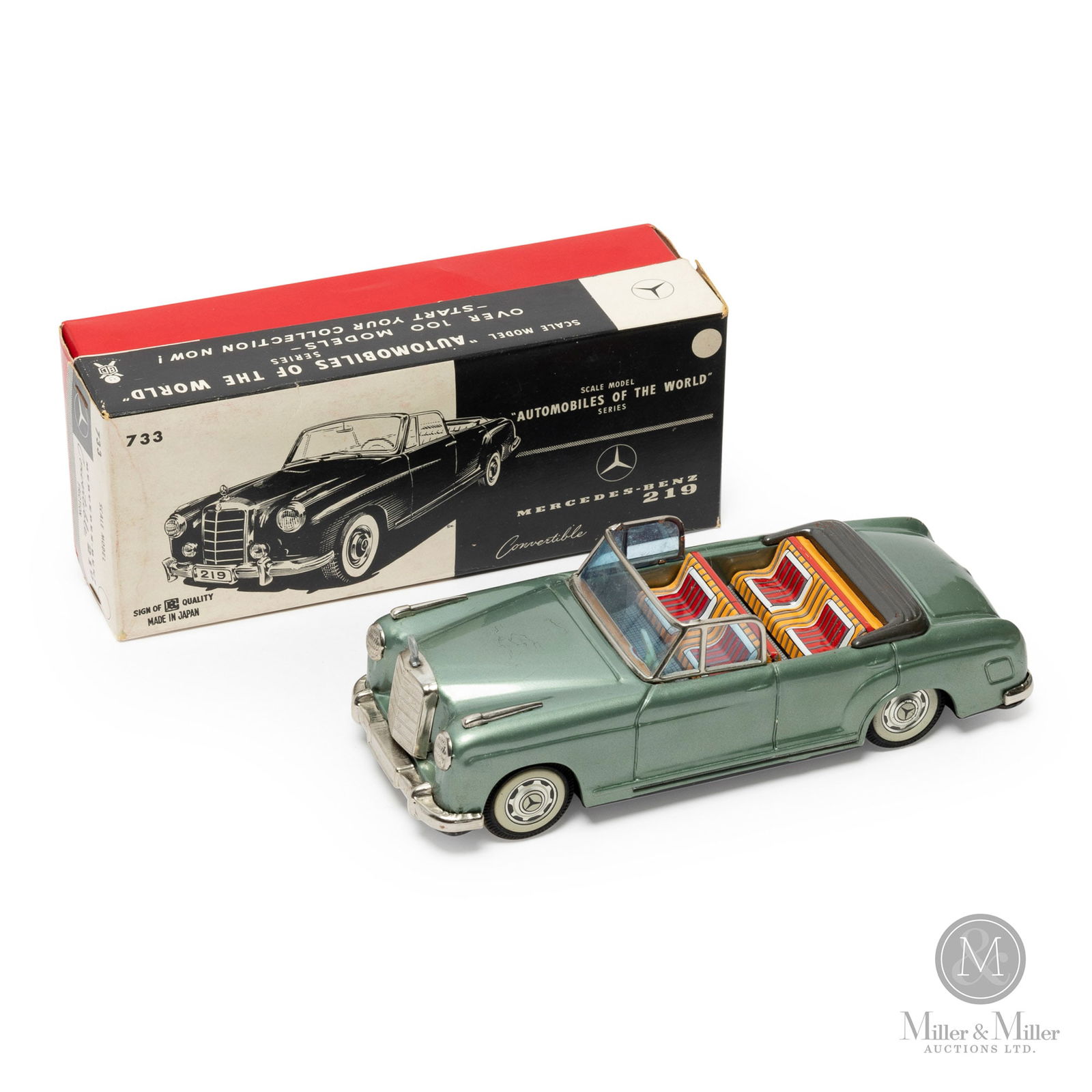 Bandaiya Mercedes-Benz 219 Convertible With Original Box (1 of 17)