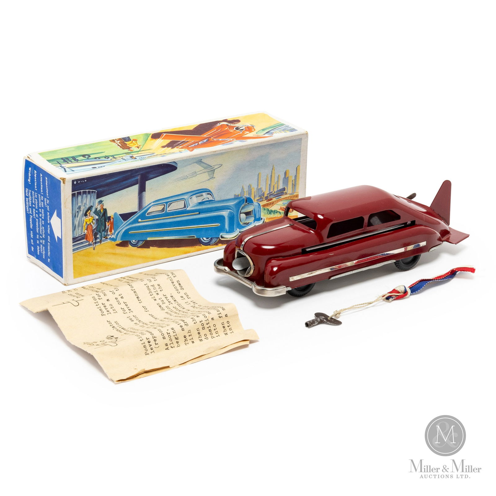Blomer & Schueler "Flugzeug Auto" Aero Car No. 500 Futuristic With Original Box (1 of 17)