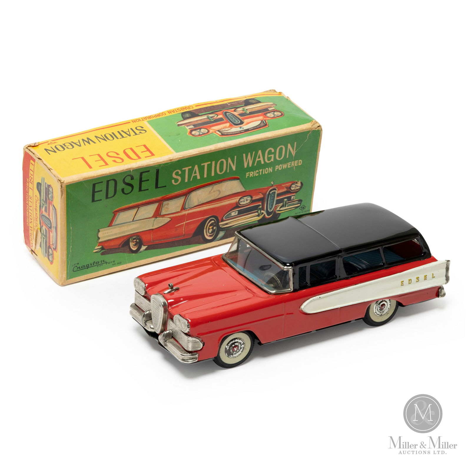 TN (Toy Nomura Co.) For Cragstan Ford Station Wagon With Original Box (1 of 14)