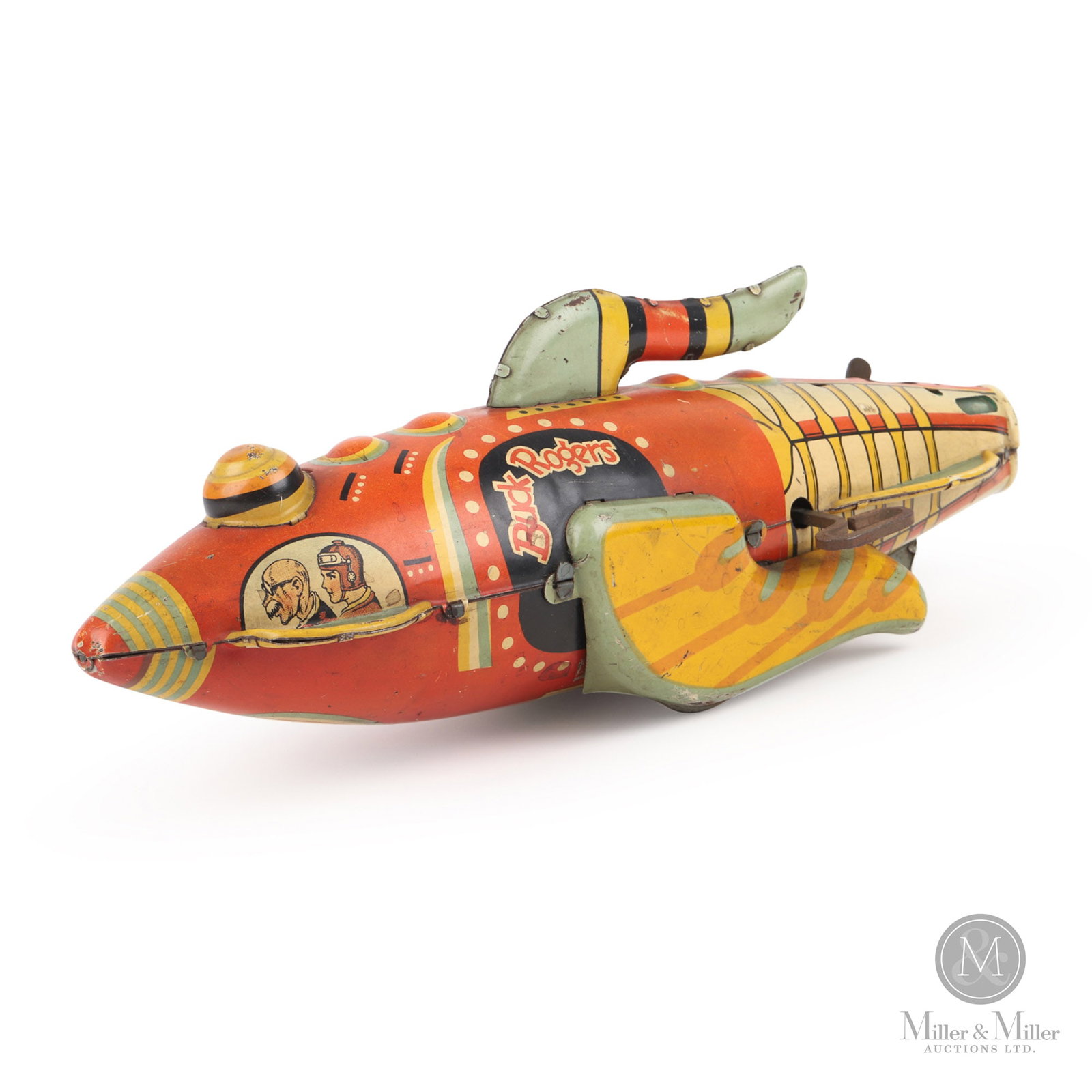 Marx Buck Rogers Rocket Ship: American. 1927. Lithographed tin. This toy is recognized as one of Marx's best-designed and most sought-after toys. It faithfully follows the original design of Buck's "Interplanetary Rocket Cruiser",