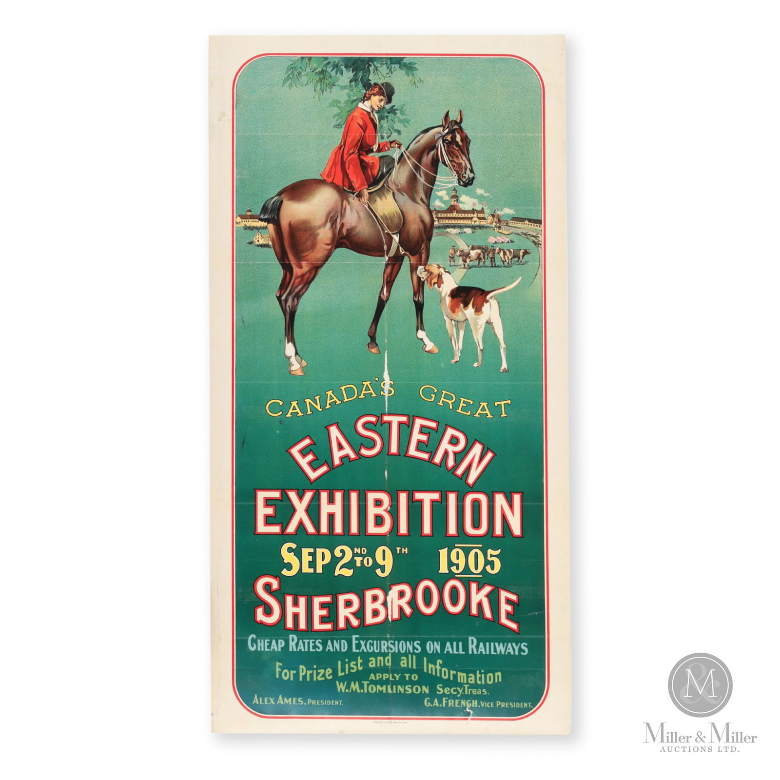 Canada's Eastern 1905 Exhibition Poster: Canadian. 1905. Paper. The Victorian Era was a time of progress and innovation. New machines and techniques allowed production at a scale never before seen. Victorians saw themselves as modern, scient