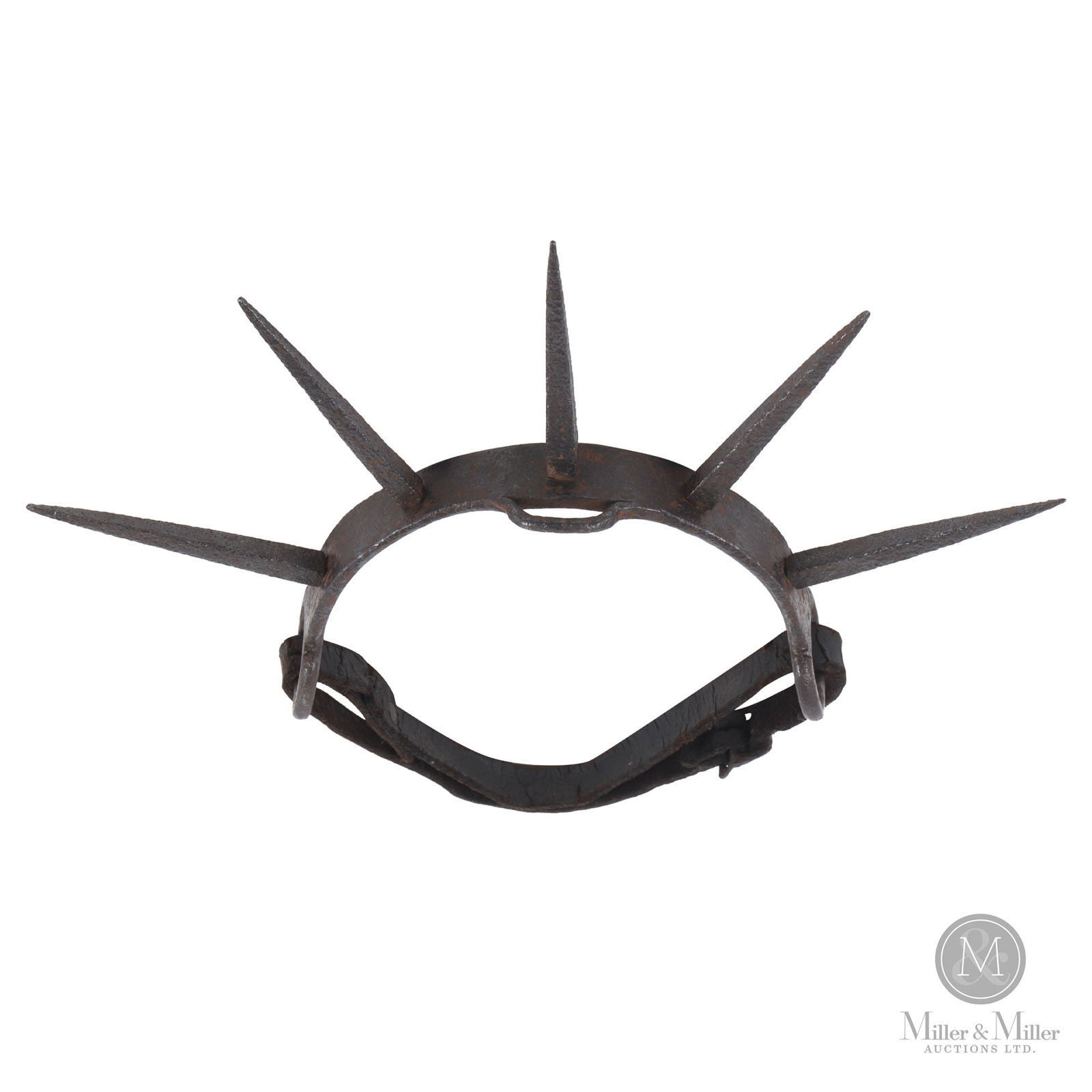 Hand Forged Hunting Dog's Spiked Collar (1 of 4)