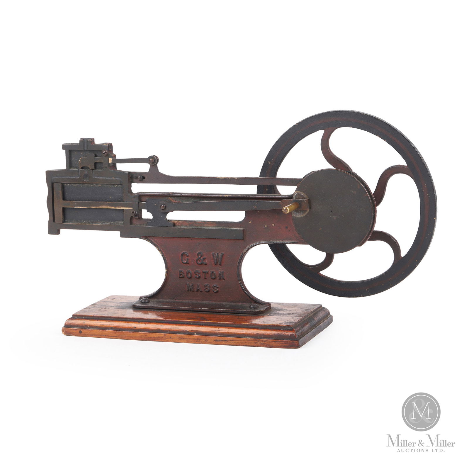 G & W, Boston Demonstration Cutaway Model of a Steam Engine (1 of 6)