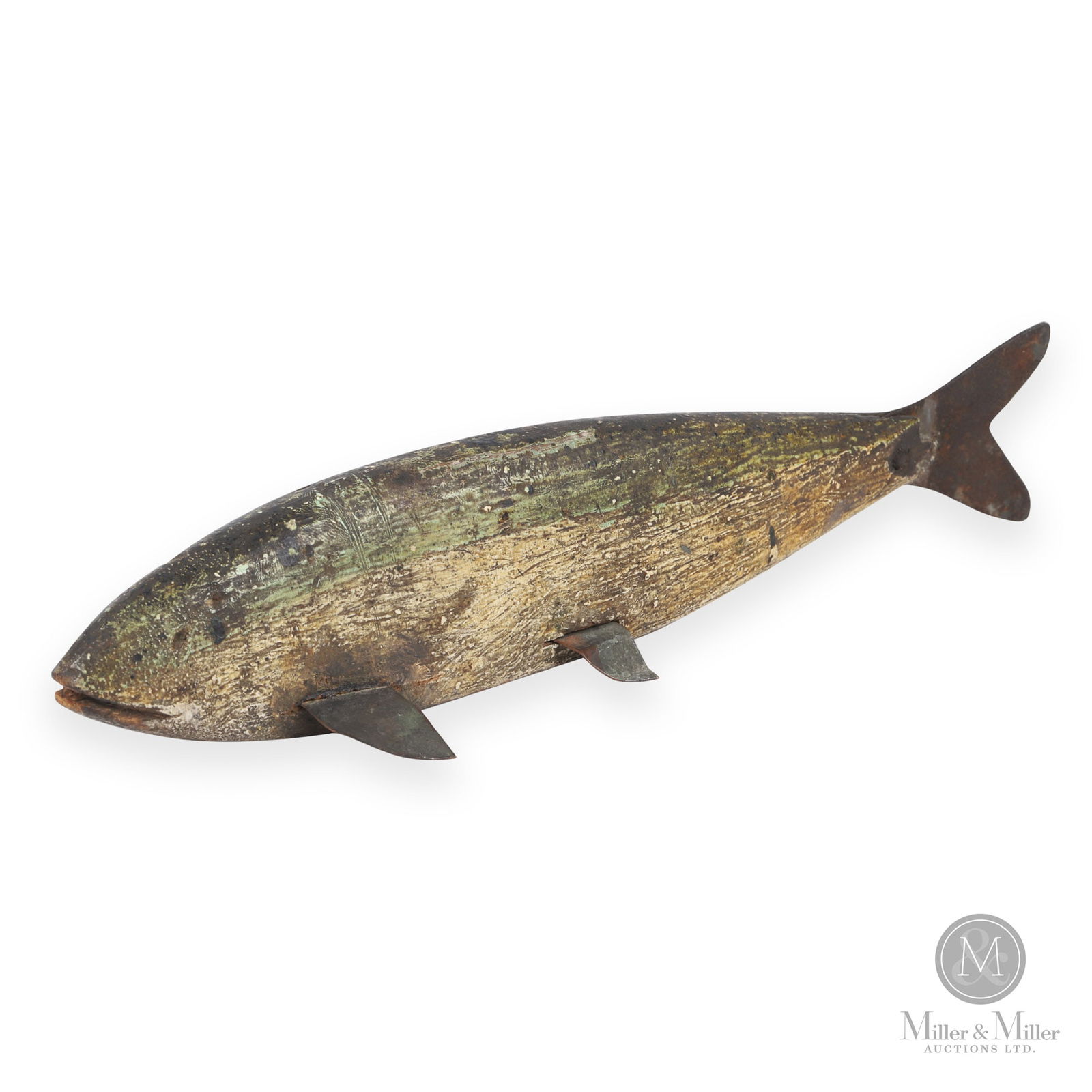 Ice Fishing Decoy Attributed to Wayne Meiller, Orillia (1 of 7)