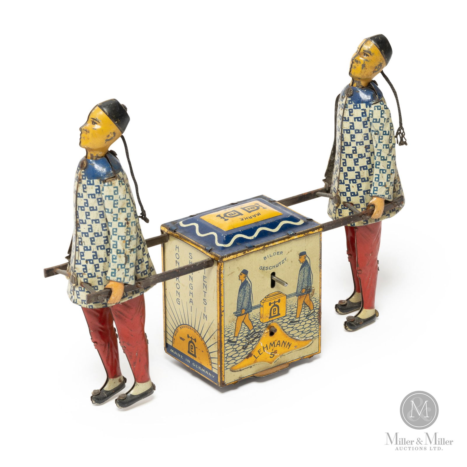 Lehmann "Kadi EPL 723" Chinese Carrying Tea Chest Windup Toy (1 of 8)