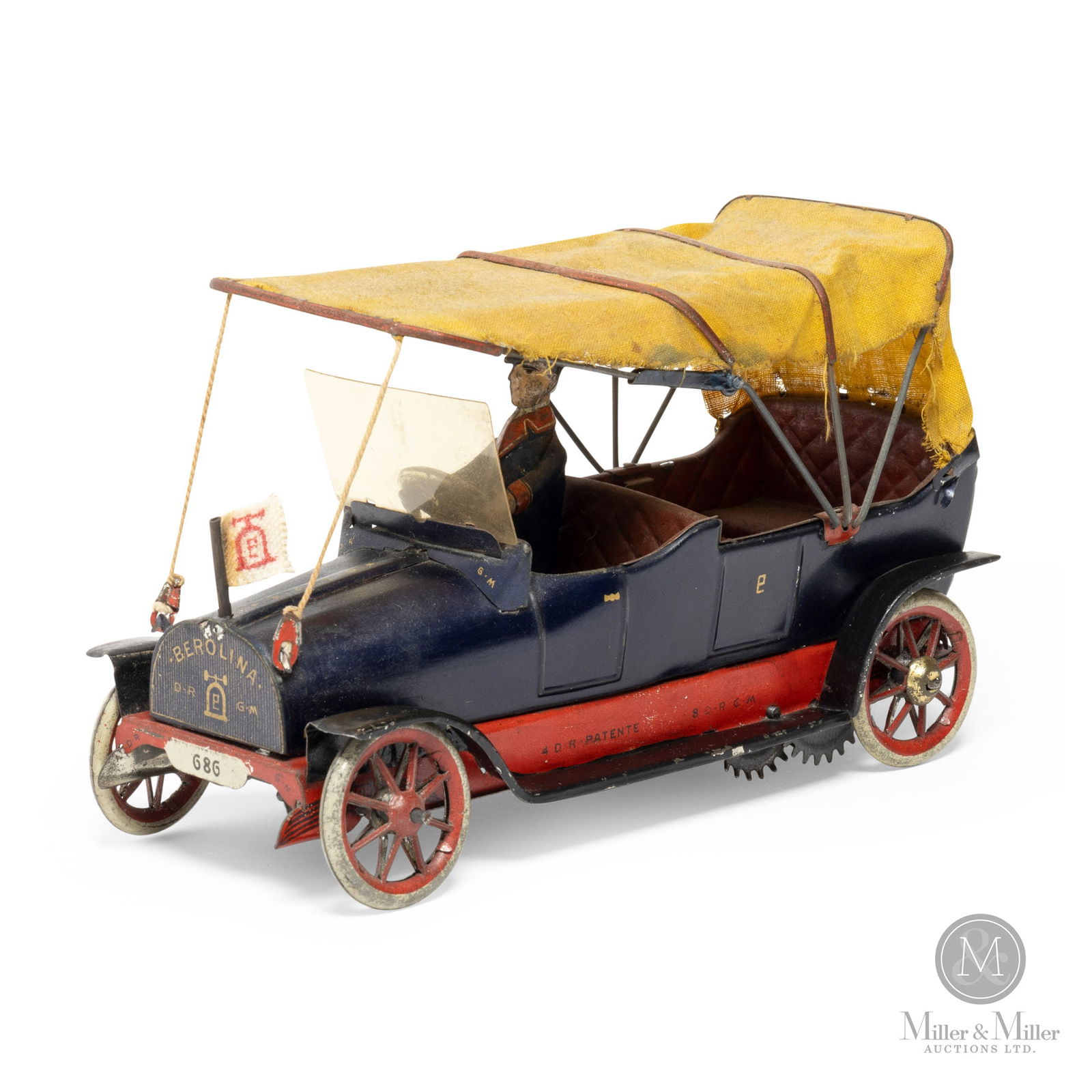 Lehmann Berolina 686 Cabriolet Windup Touring Car (1 of 9)