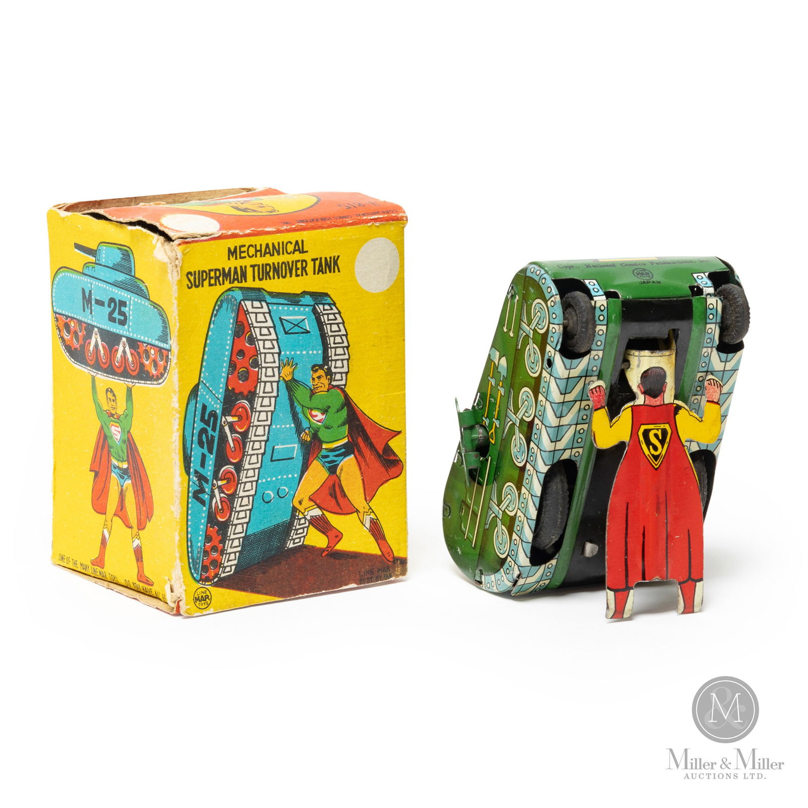 Marx Linemar Superman Turnover Tank With Original Box (1 of 10)