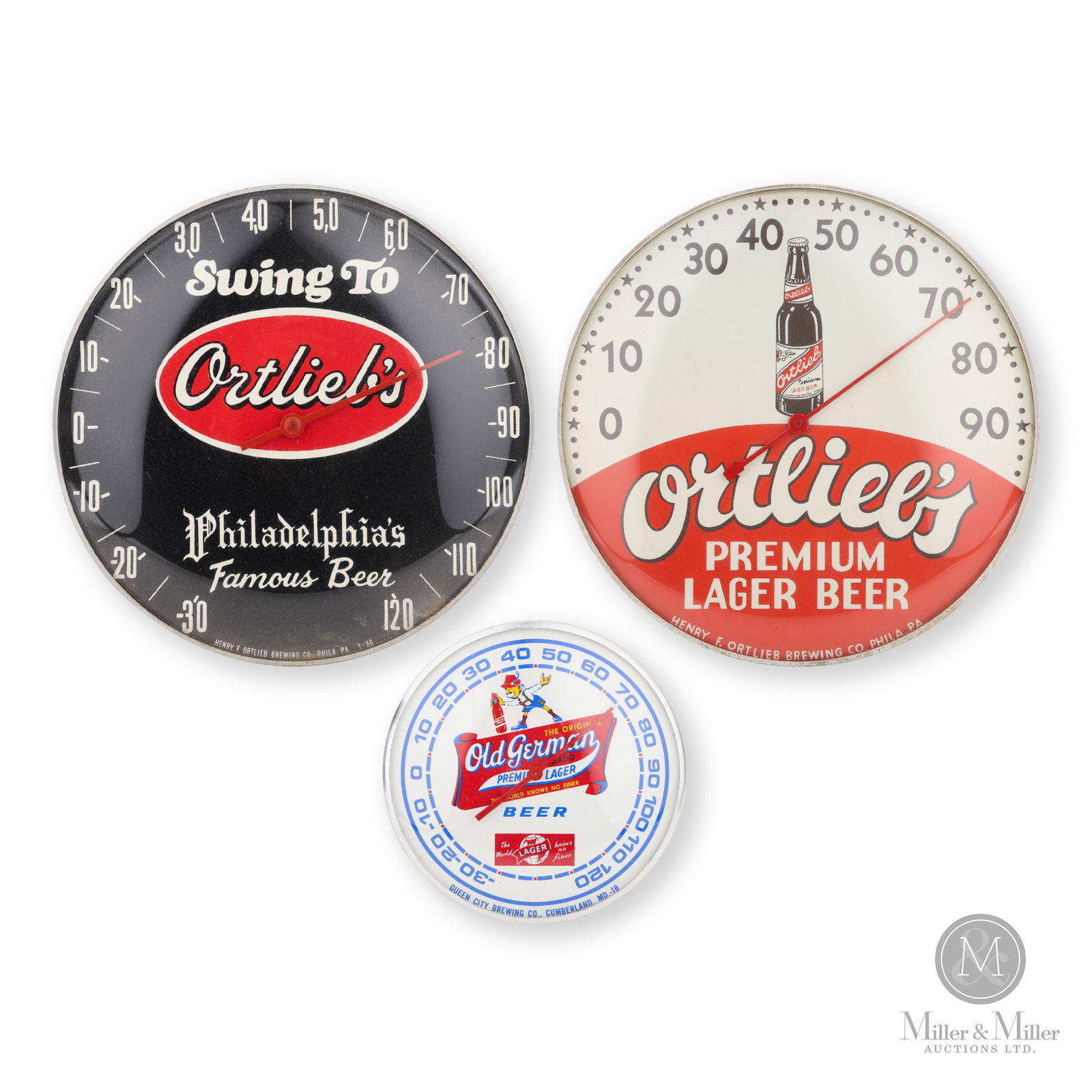Ortlieb's & Old German Beer Thermometers (1 of 9)